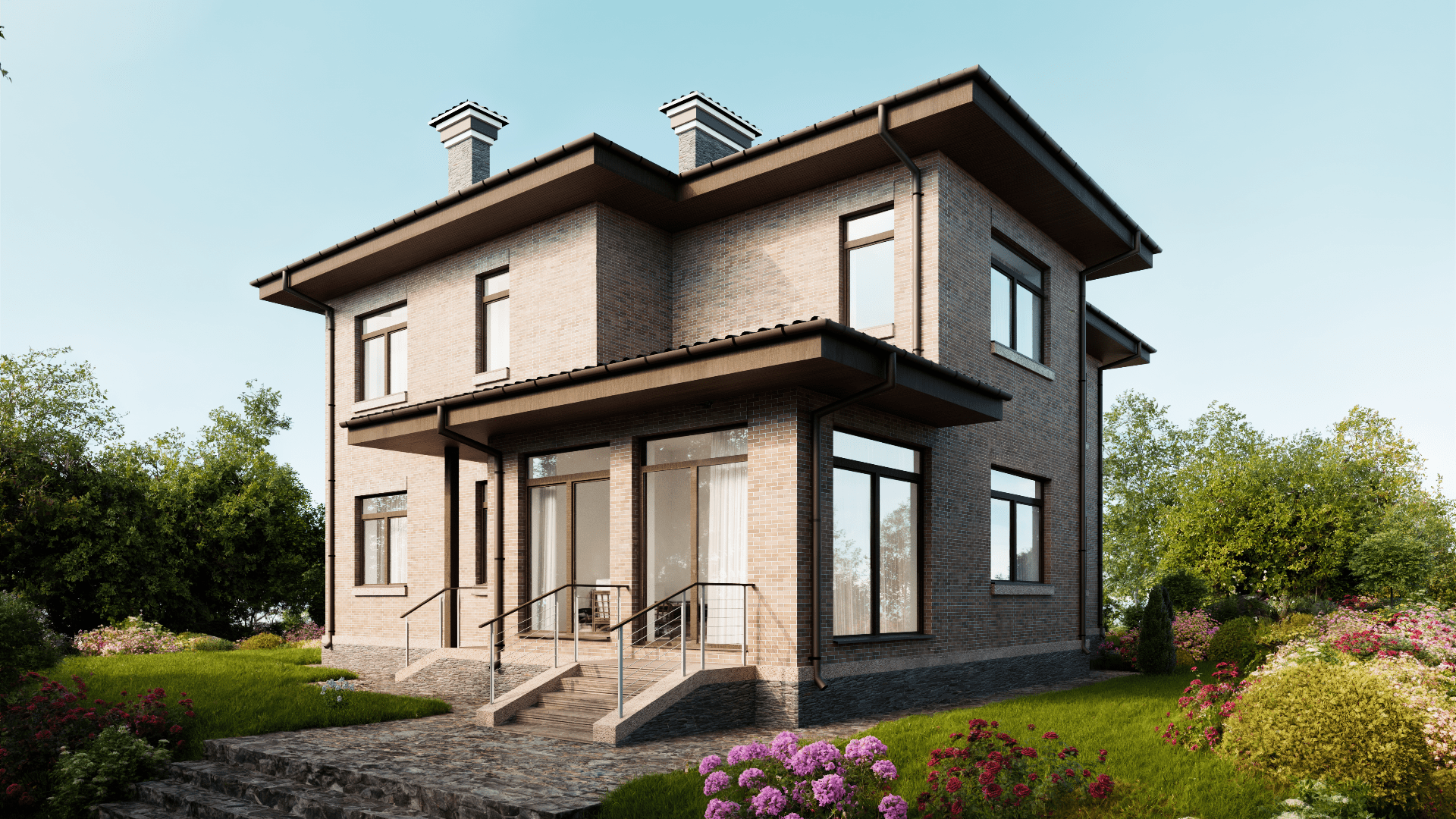 Дом по проекту «ЗС 398-18» - Золотое Сечение