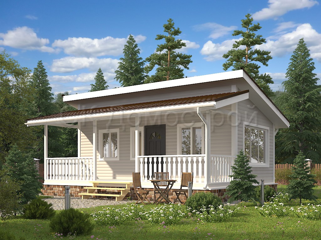 Дом «Трофимов» 6х8 м