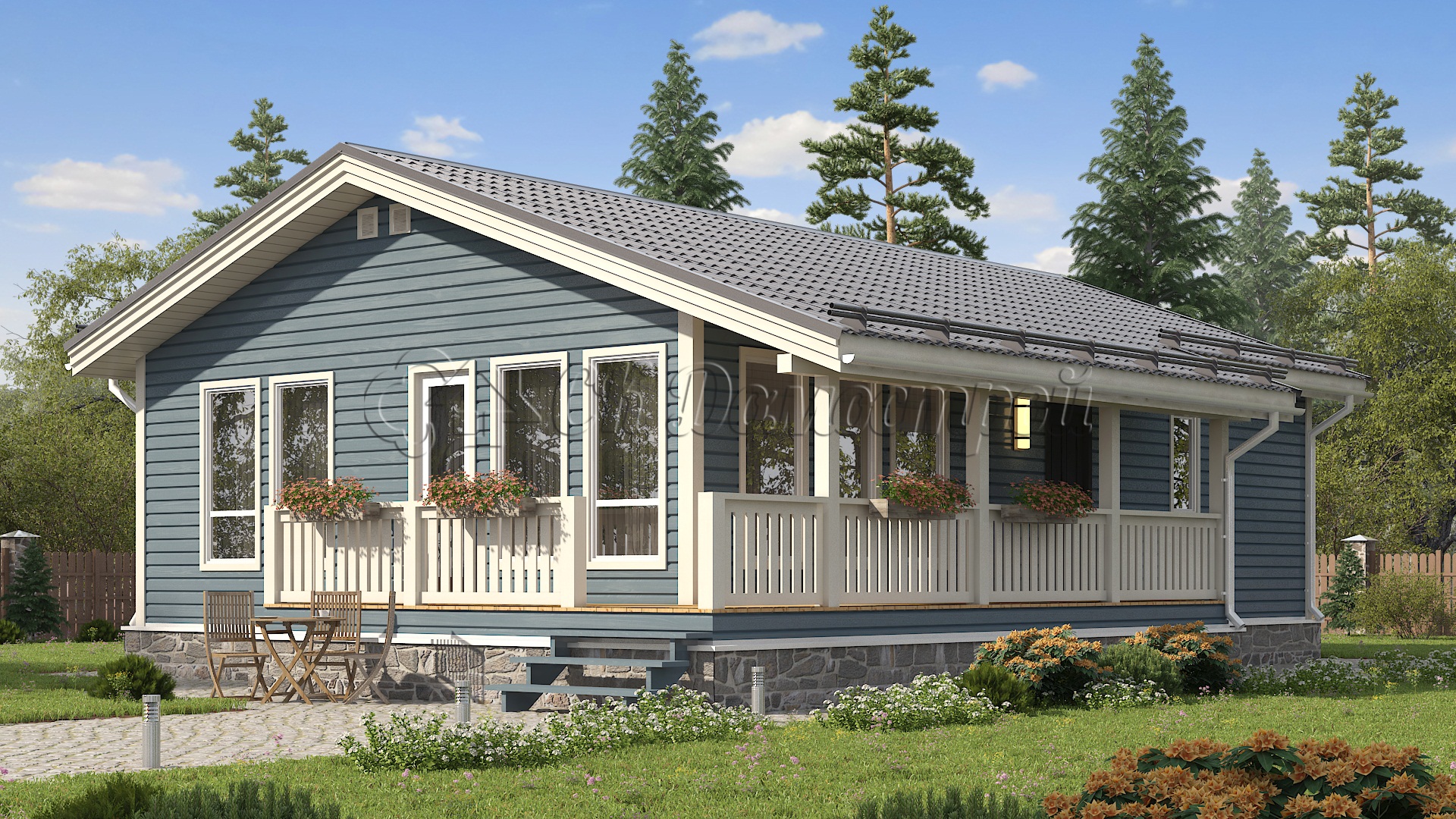 Дом «Николаев» 8х12 м