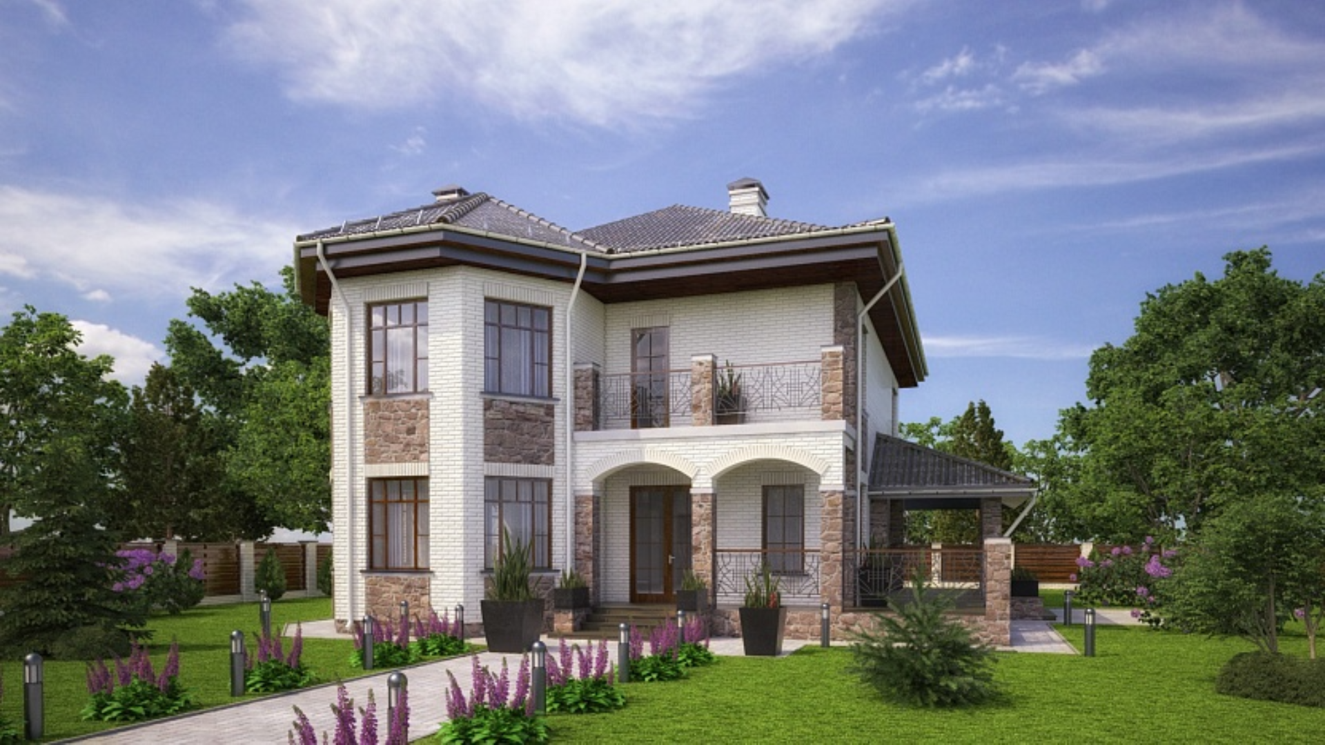 Дом по проекту «ЗС 18-17» - Золотое Сечение