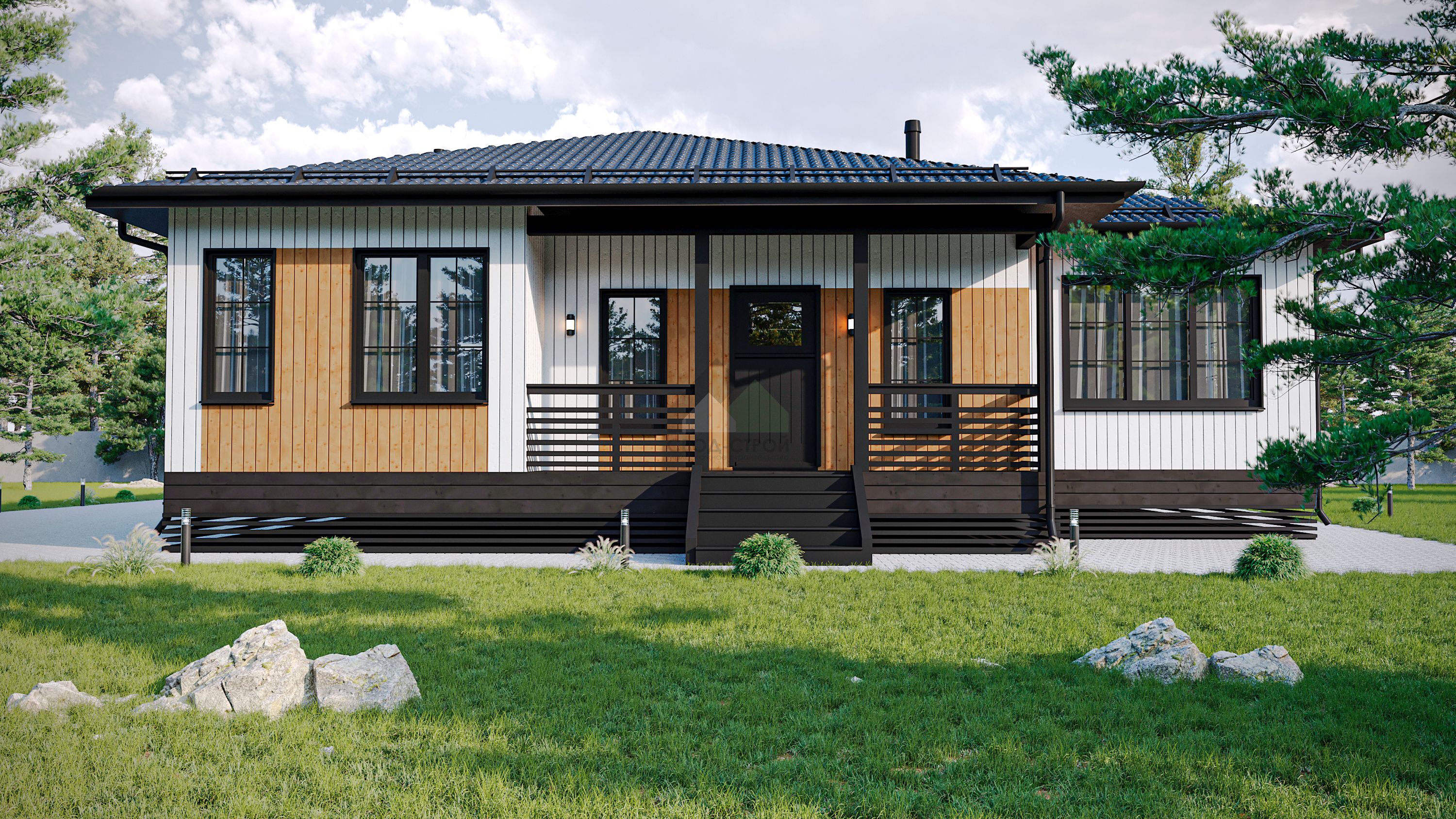 Каркасный дом С-184 КР «Атмосфера»