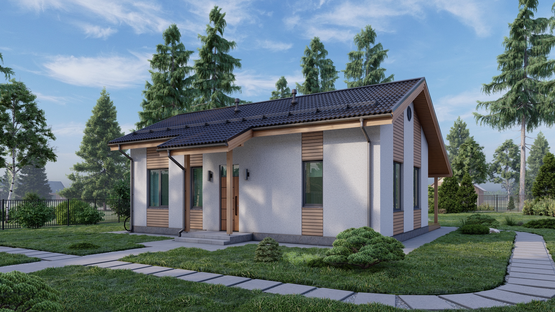 Дом из газобетона "Гладстон - 2"