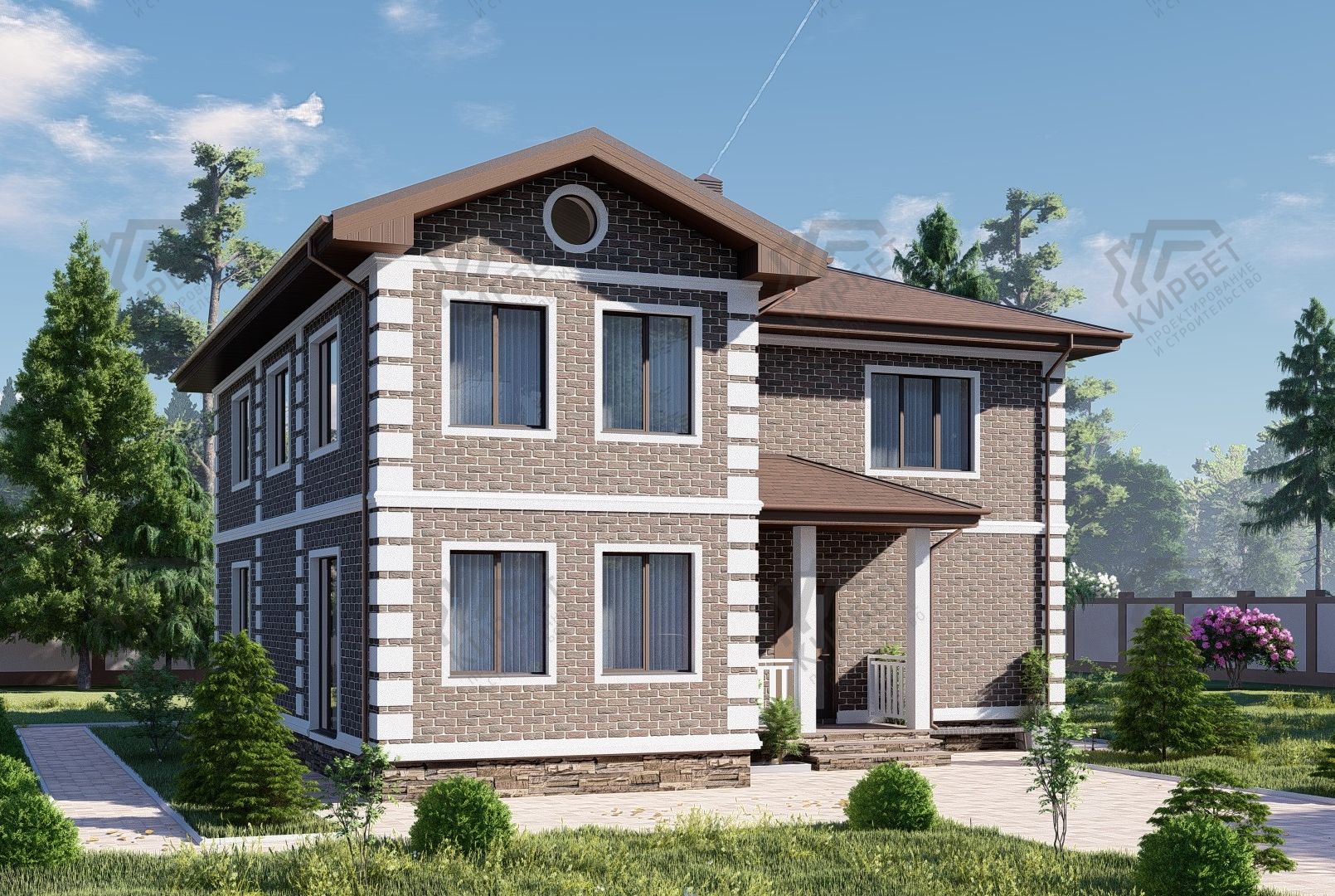 Проект дома из керамоблоков 12х14 ТКБ-236: цена 9729000 руб.