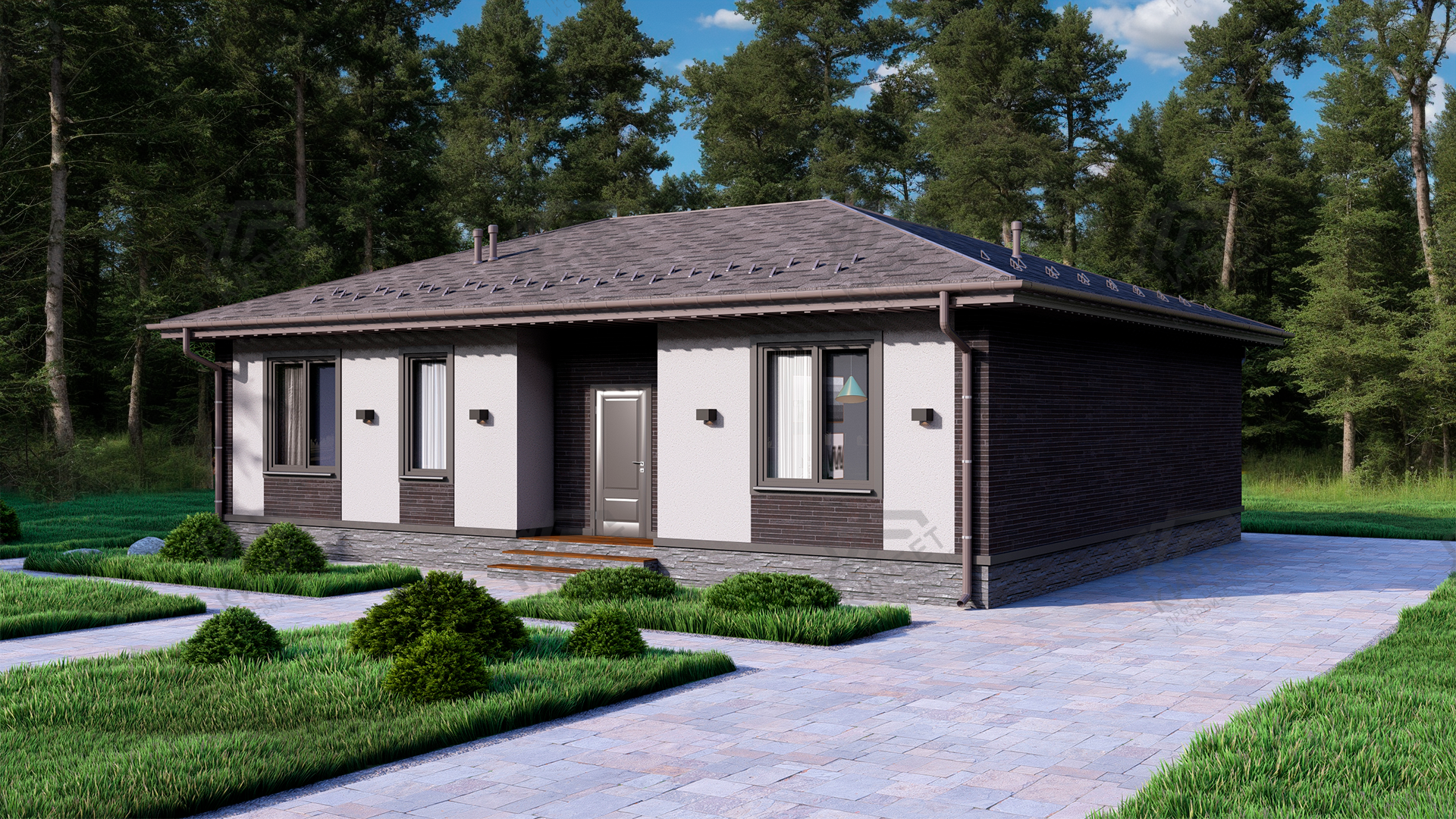 Проект дома из газоблоков 13х11 ГББ-102: цена 5984000 руб.