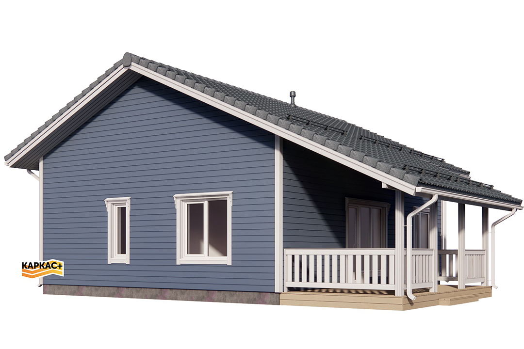 Проект каркасного дома КП-199