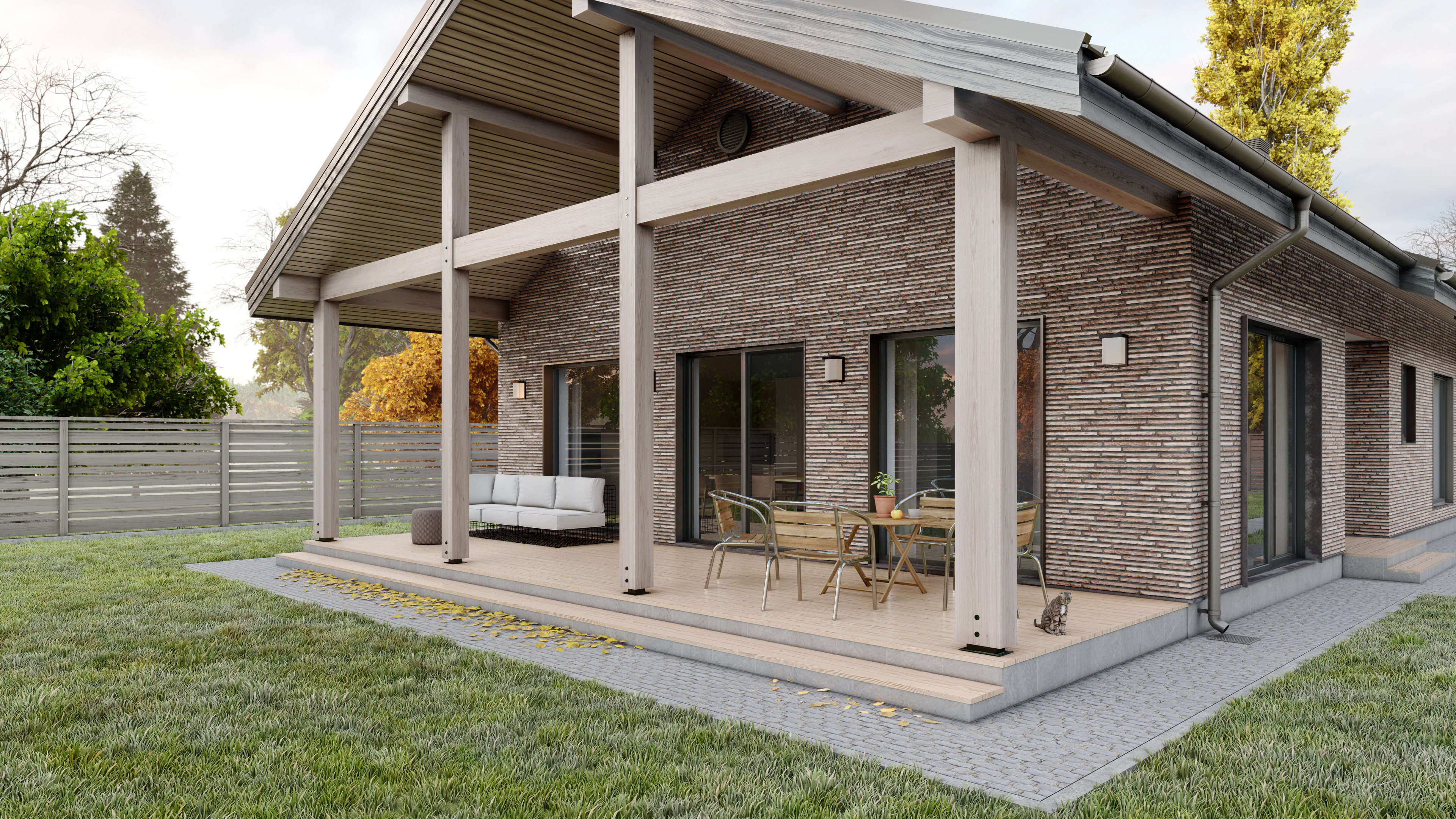 Дом из газобетона "Юта-Лофт"