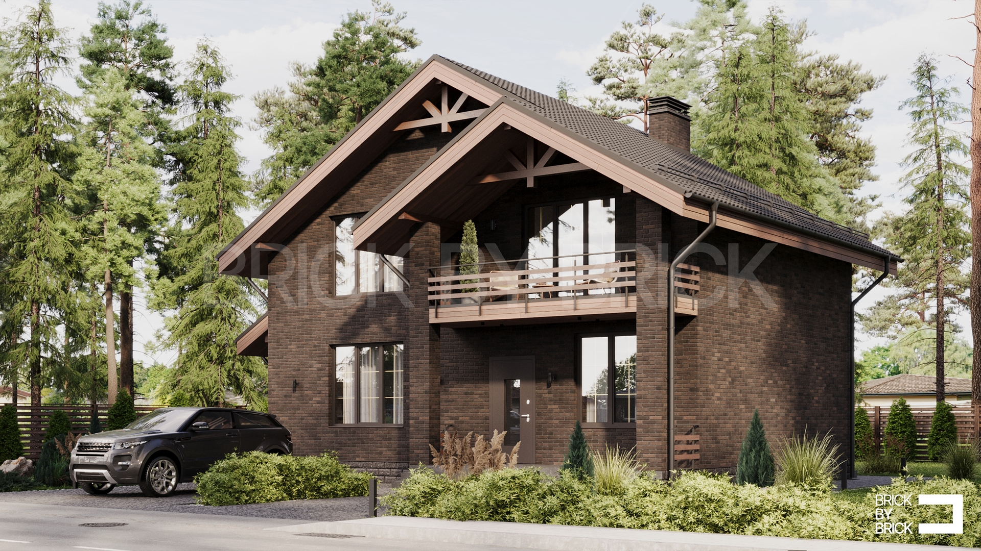 Дом Горки 2 из кирпича: заказать в Москве по низкой цене