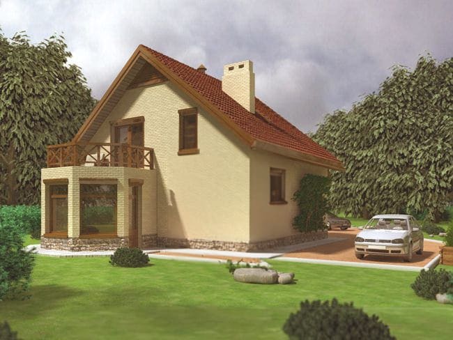 Проект дома D-129-1P