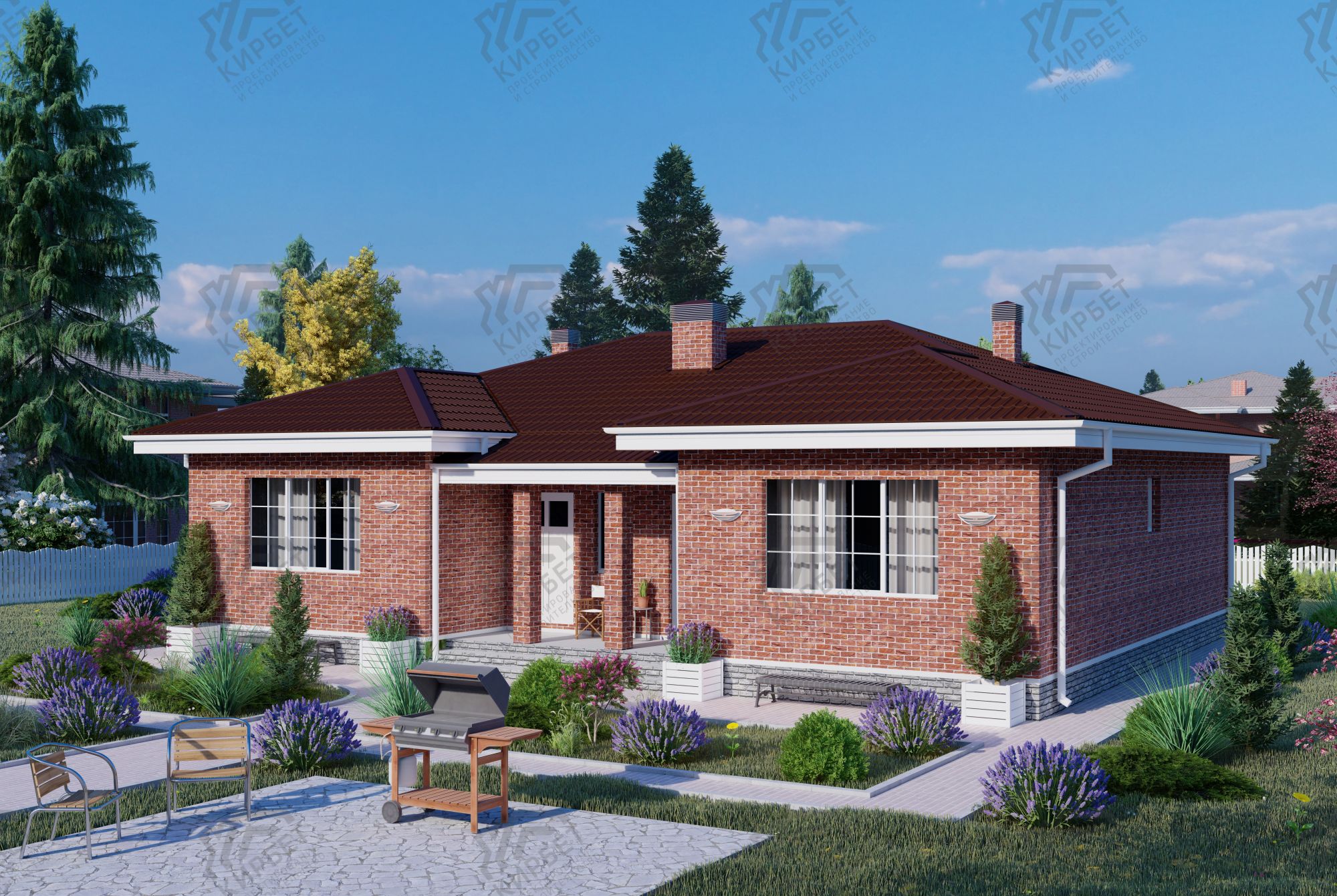 Проект дома из керамоблоков 15х12 ТКБ-131: цена 8268000 руб.