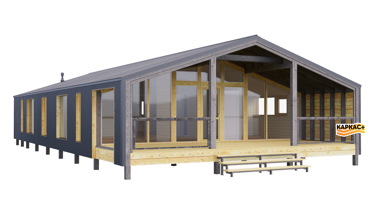 Проект каркасного дома КП-308