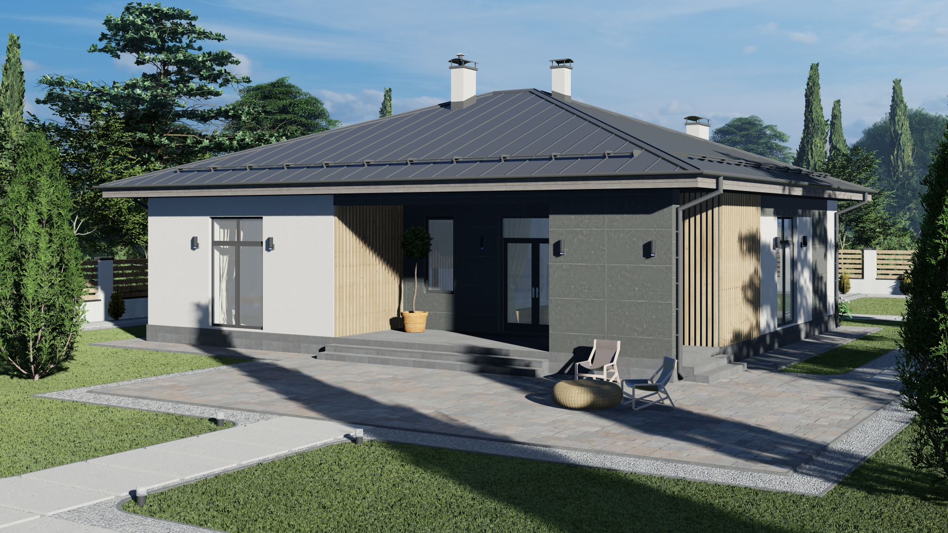 Дом по проекту «ЗС 148-23» - Золотое Сечение