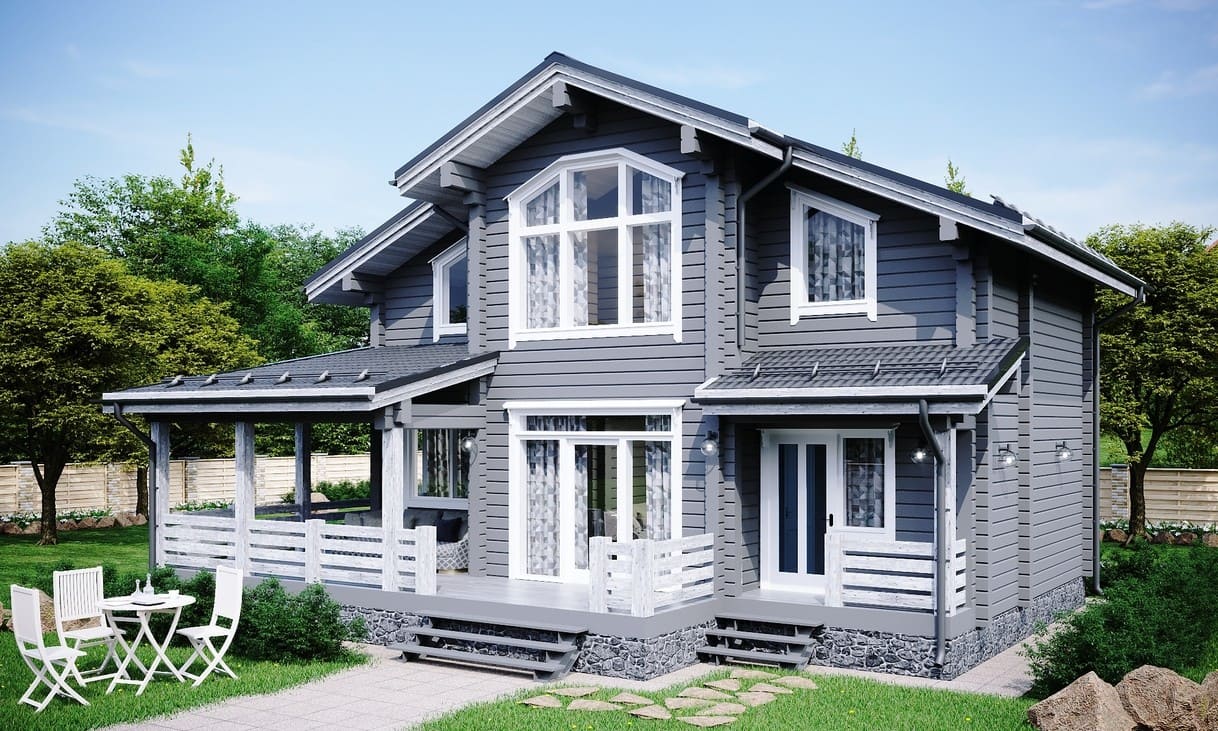 Дом 4 спальни с террасой №369