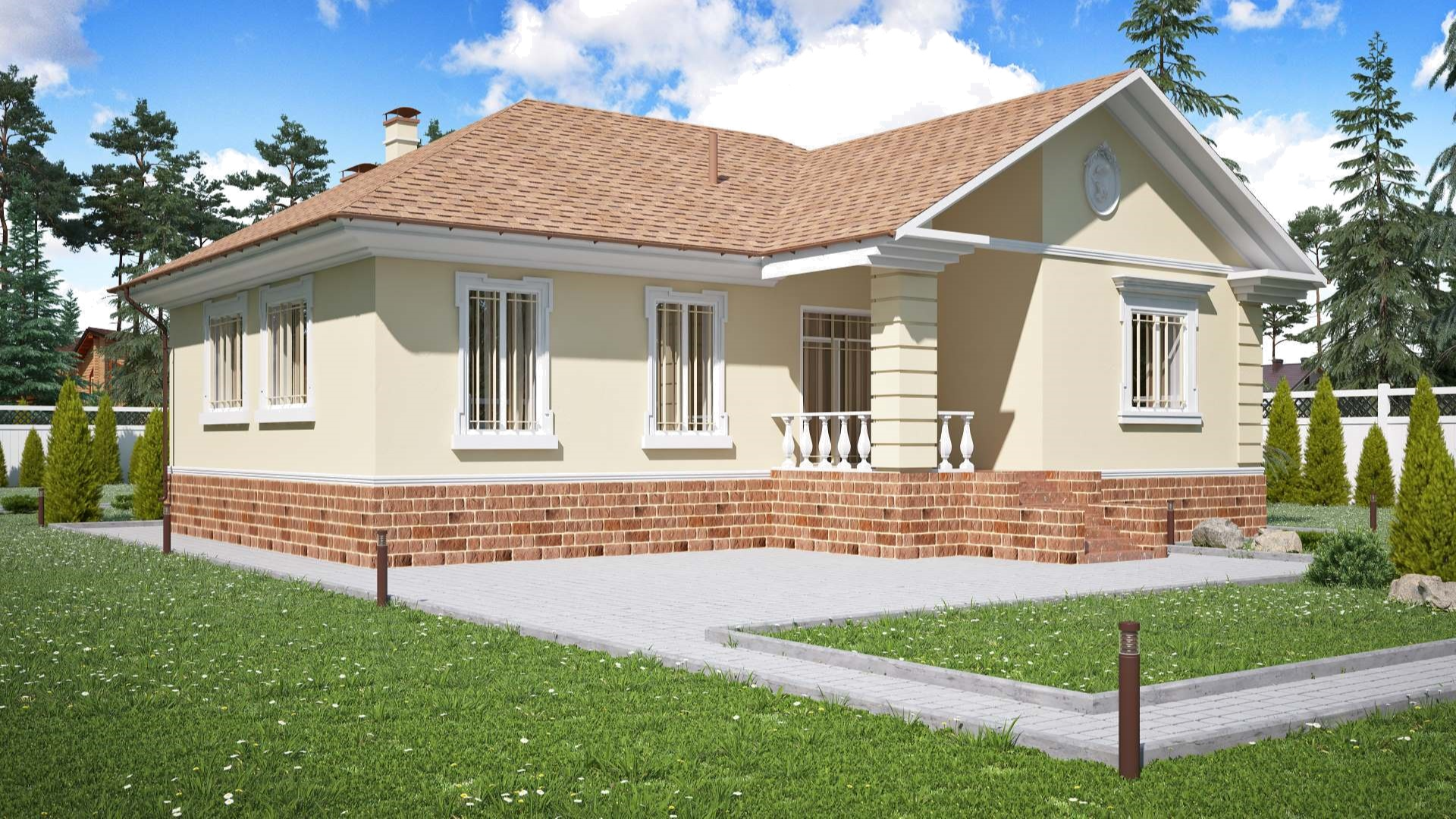 Дом по проекту «ЗС 204-17» - Золотое Сечение