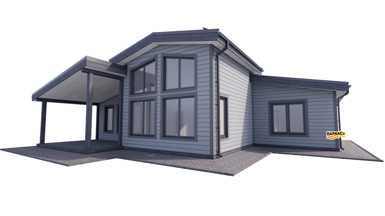 Проект каркасного дома КП-333
