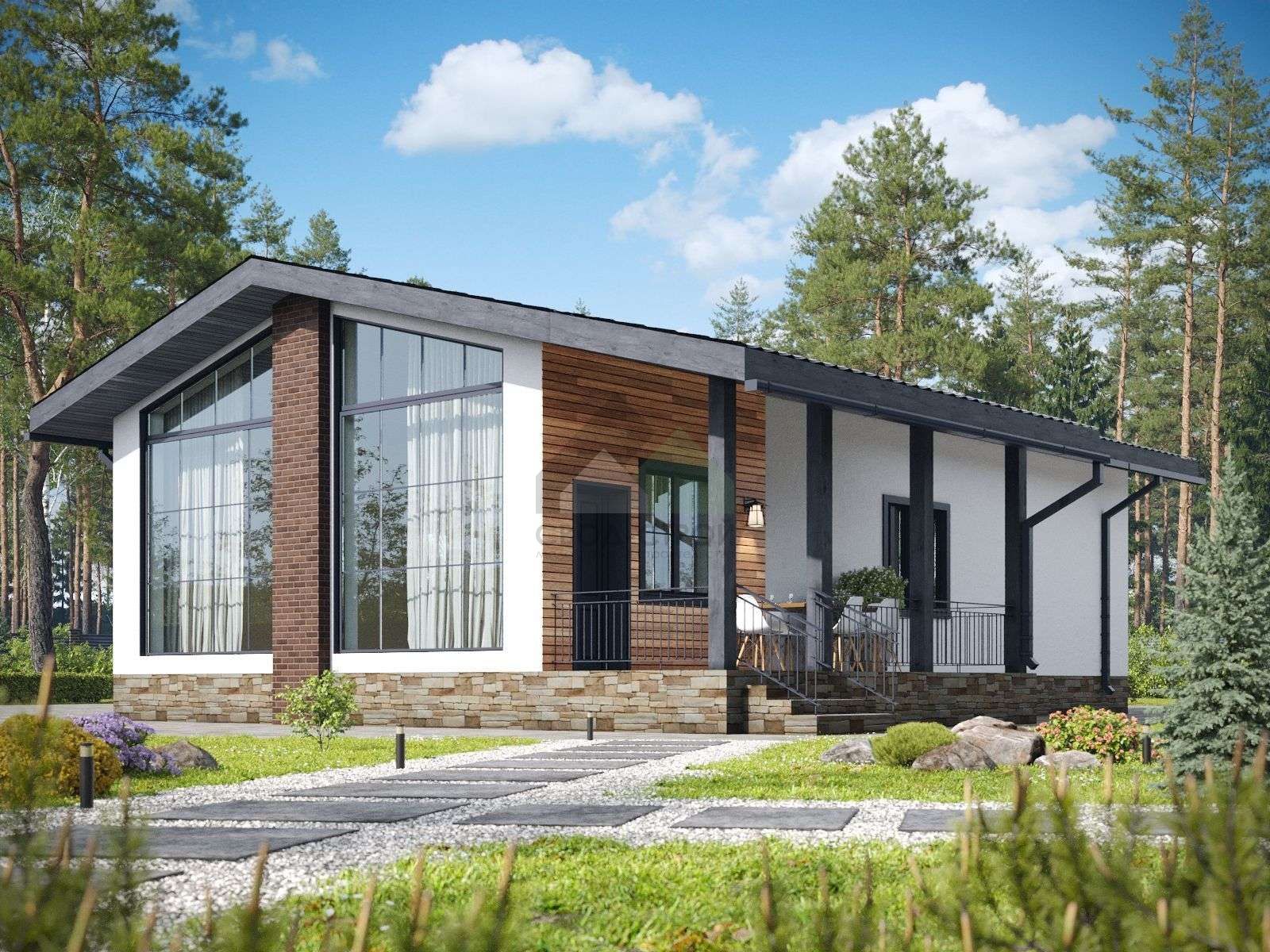 Каркасный дом С-135 КР «Афродита»