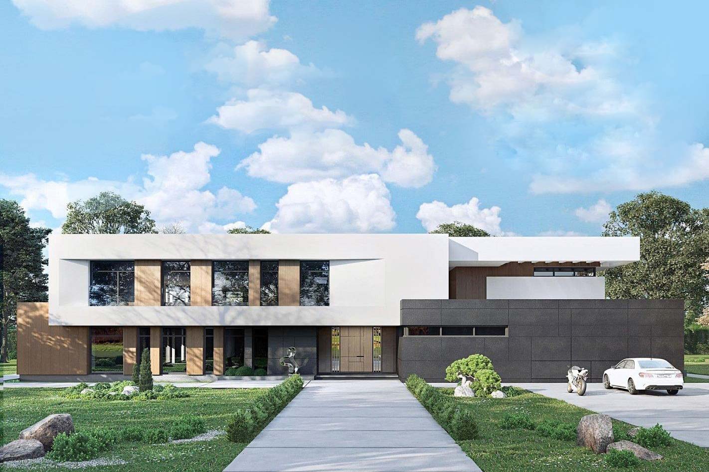 Большой современный загородный дом "Сидней"