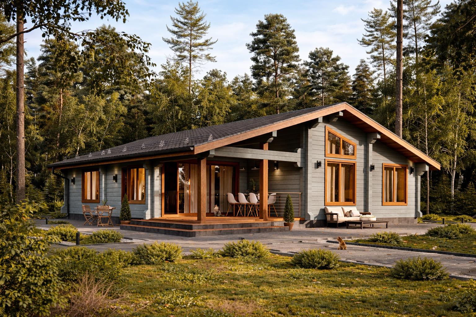 Дом из клееного бруса «Истра» | ЭкоТех