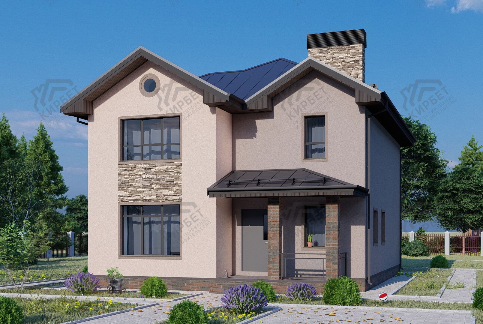 Проект дома из керамоблоков 10х11 ТКБ-147: цена 7426000 руб.