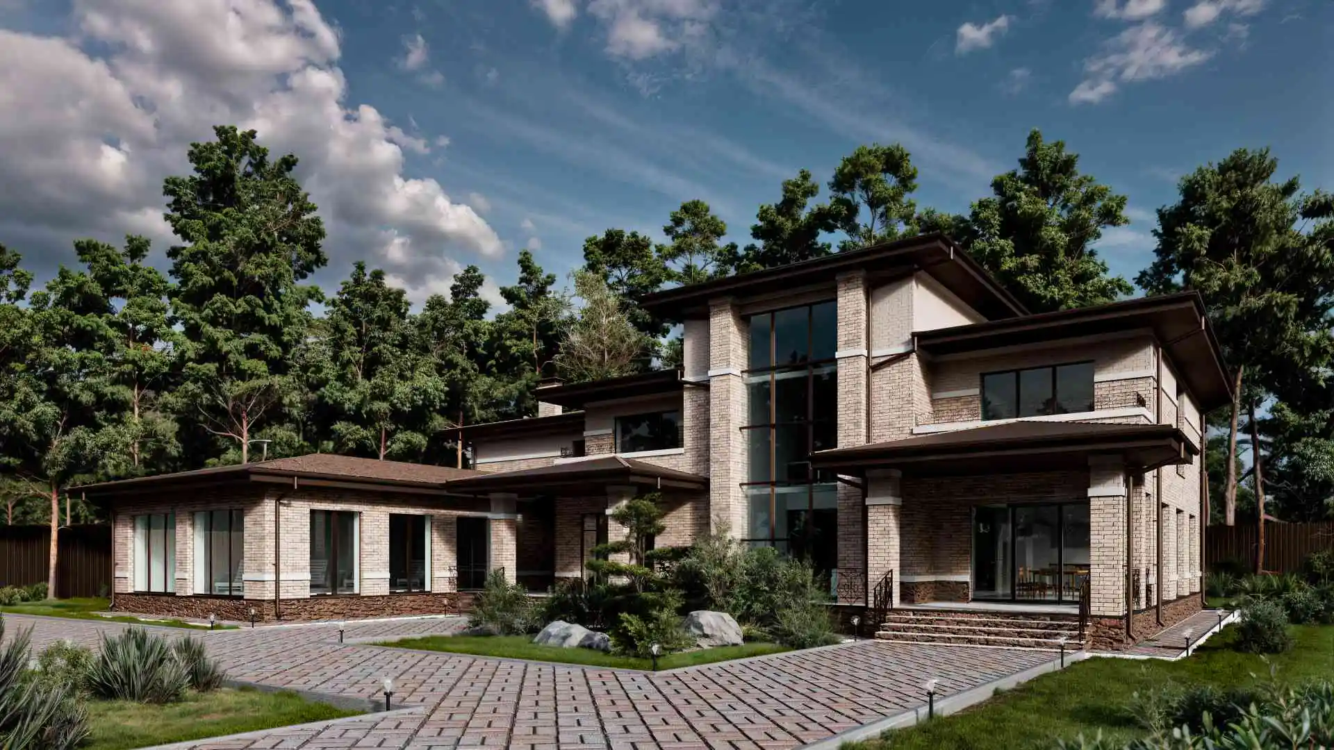 Дом по проекту «ЗС 1000-22» - Золотое Сечение