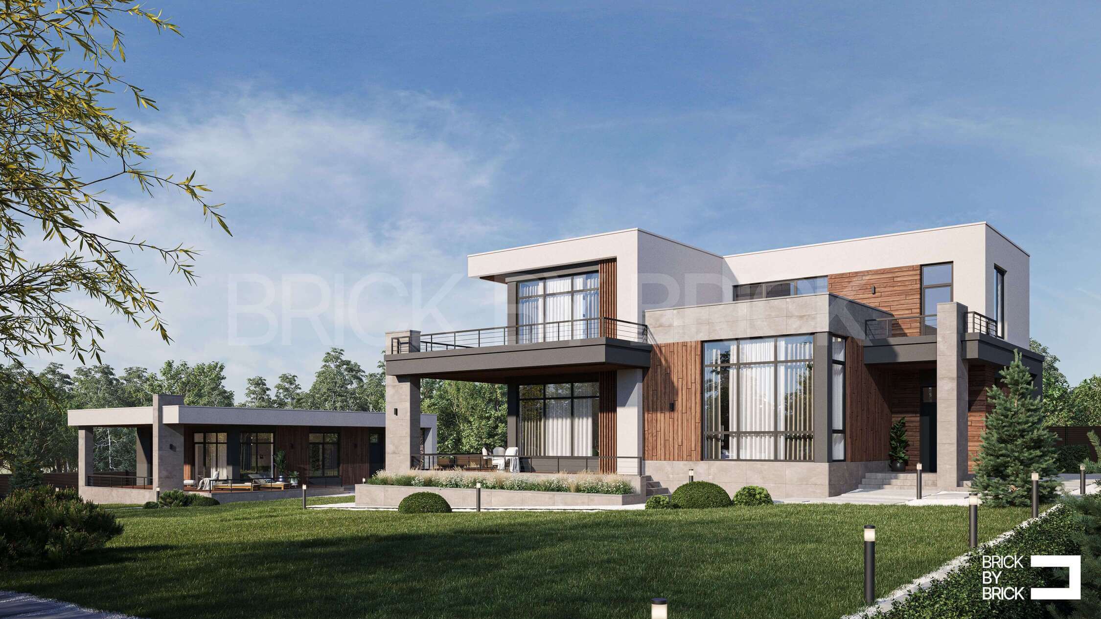 Дом Алешинские просторы из кирпича: заказать в Москве по низкой цене