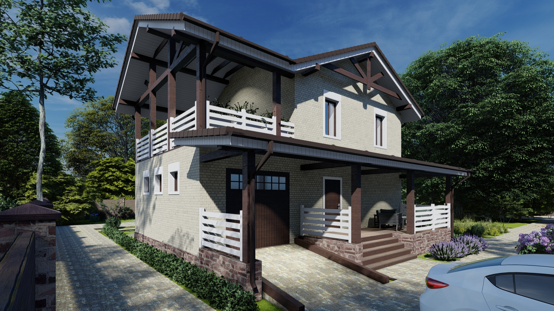 Дом по проекту «ЗС 22-16» - Золотое Сечение