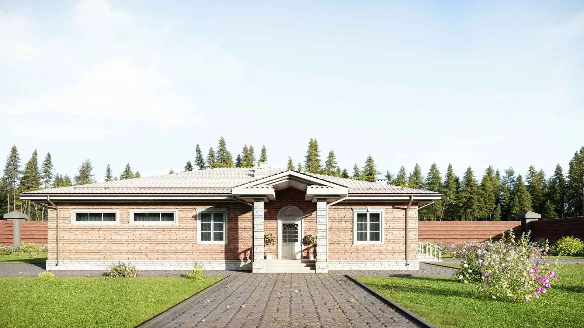 Дом по проекту «ЗС 85-18» - Золотое Сечение