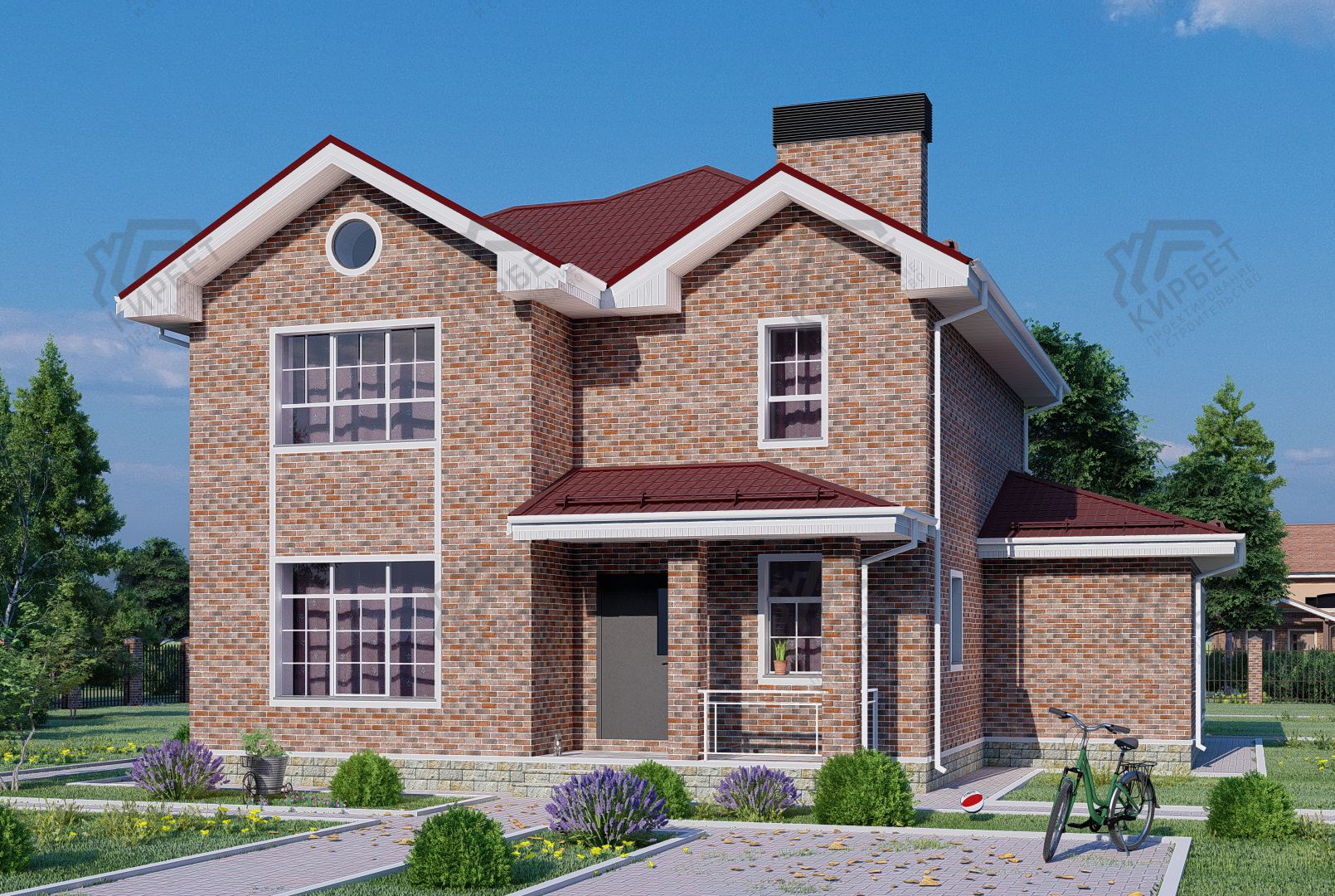 Проект дома из керамоблоков 13х14 ТКБ-180: цена 8723000 руб.