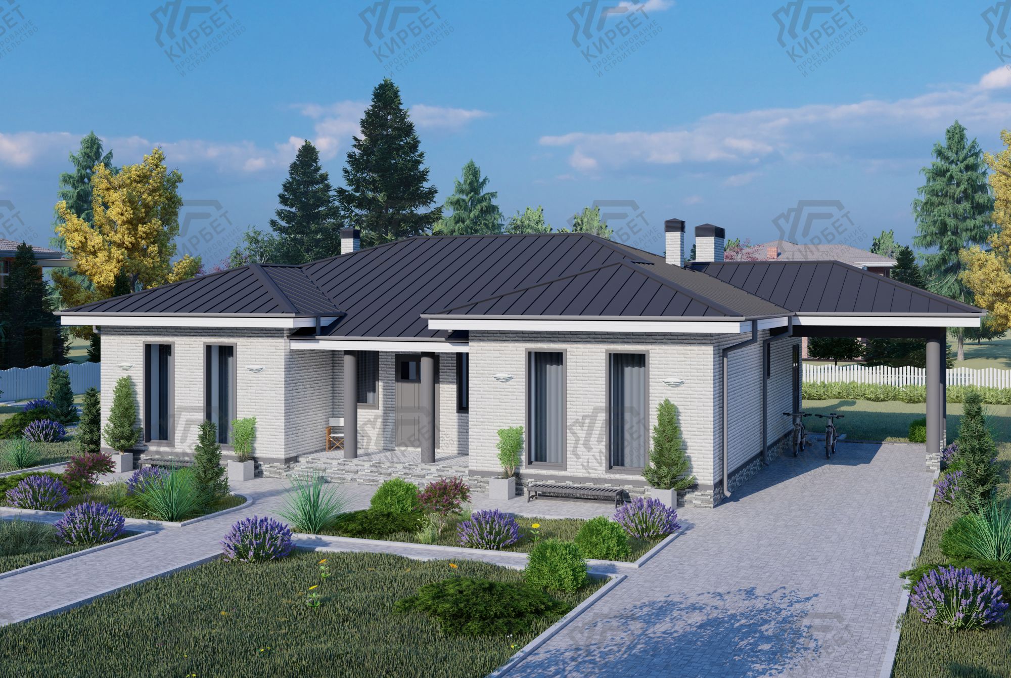 Проект дома из газоблоков 18х16 ГББ-173: цена 8529000 руб.