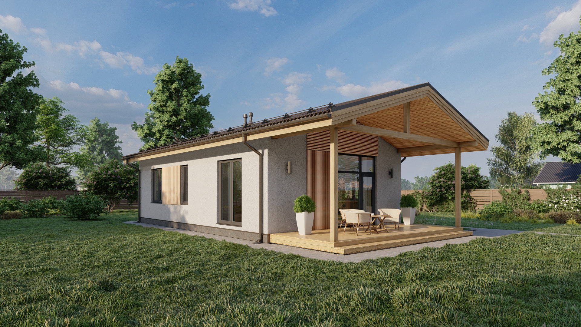 Дом из газобетона "Эсмонд"