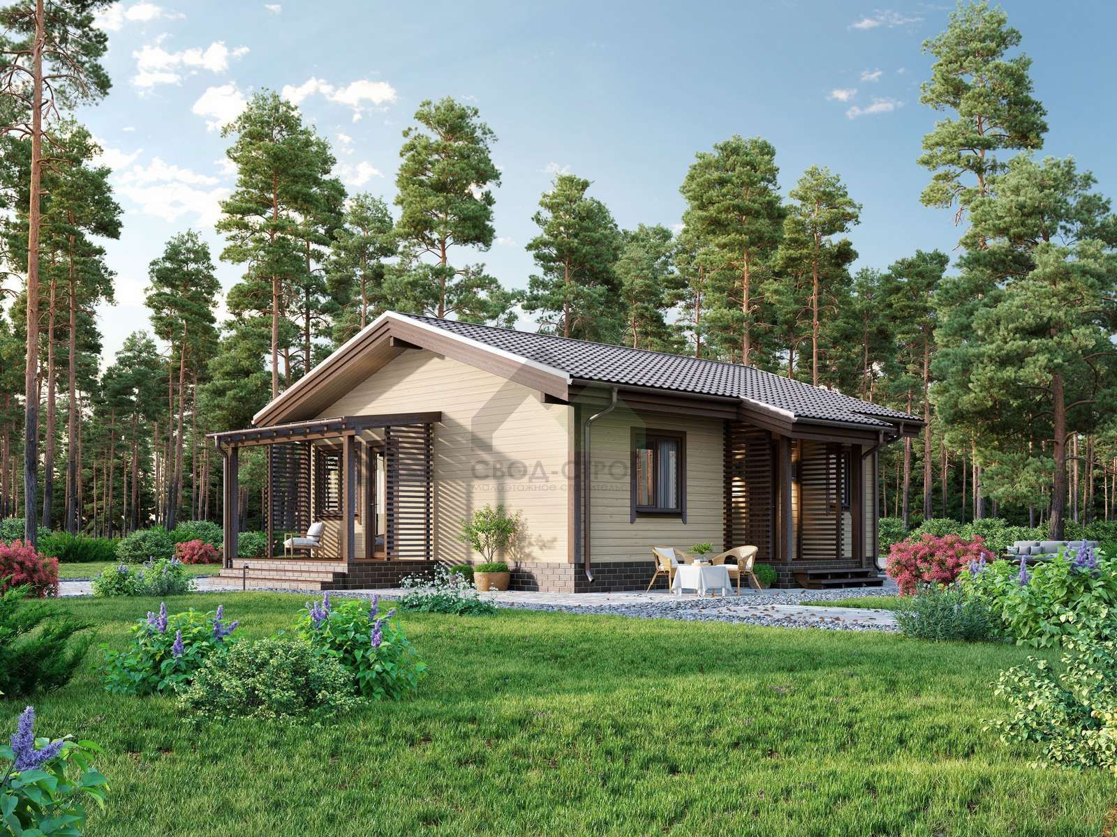 Каркасный дом С-93 КР «Атлас»