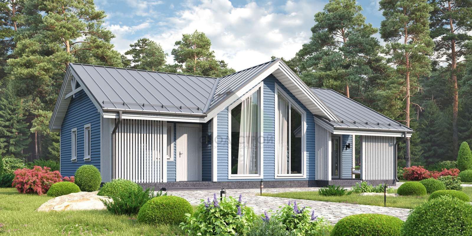 Каркасный дом С-116 КР «Лель»