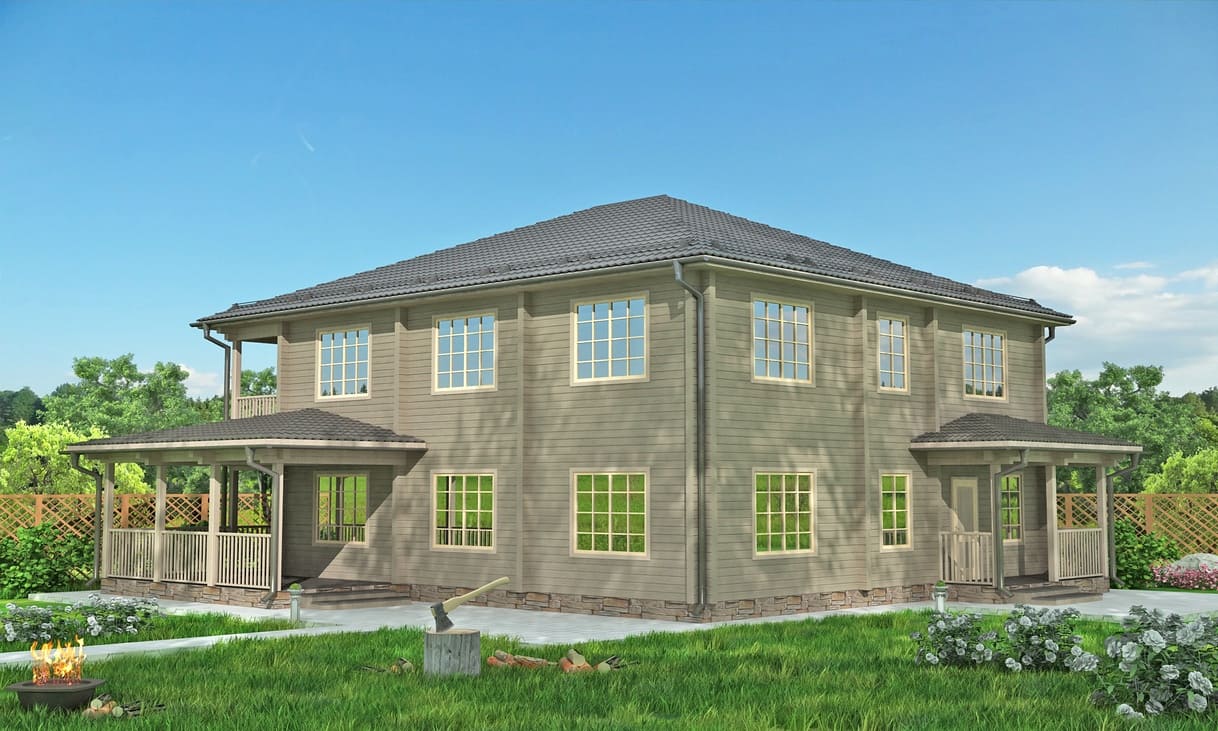 Двухэтажный 7 спален №350