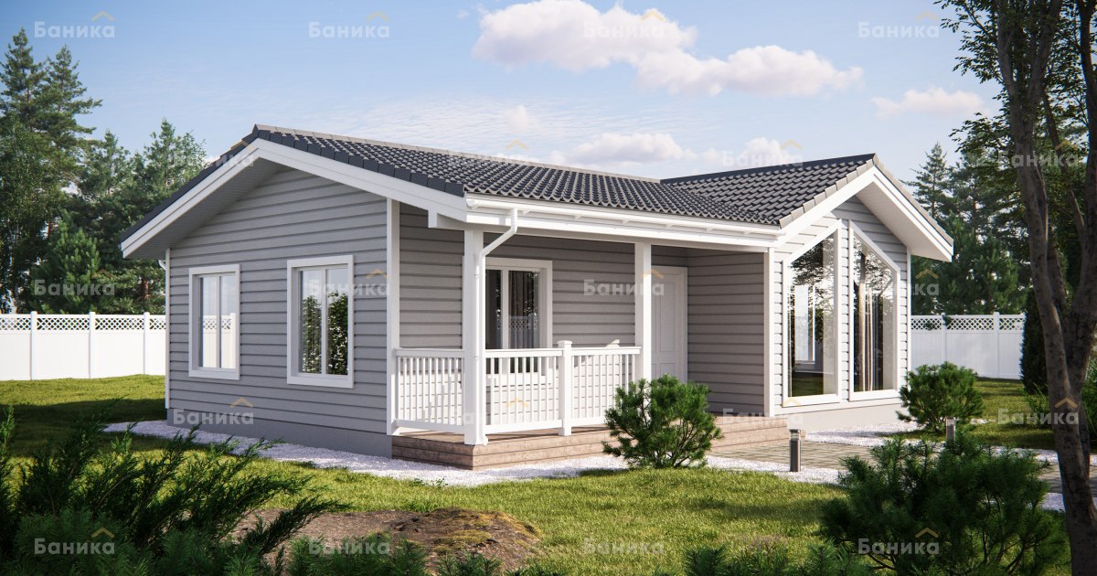 Каркасный дом «Светогорск