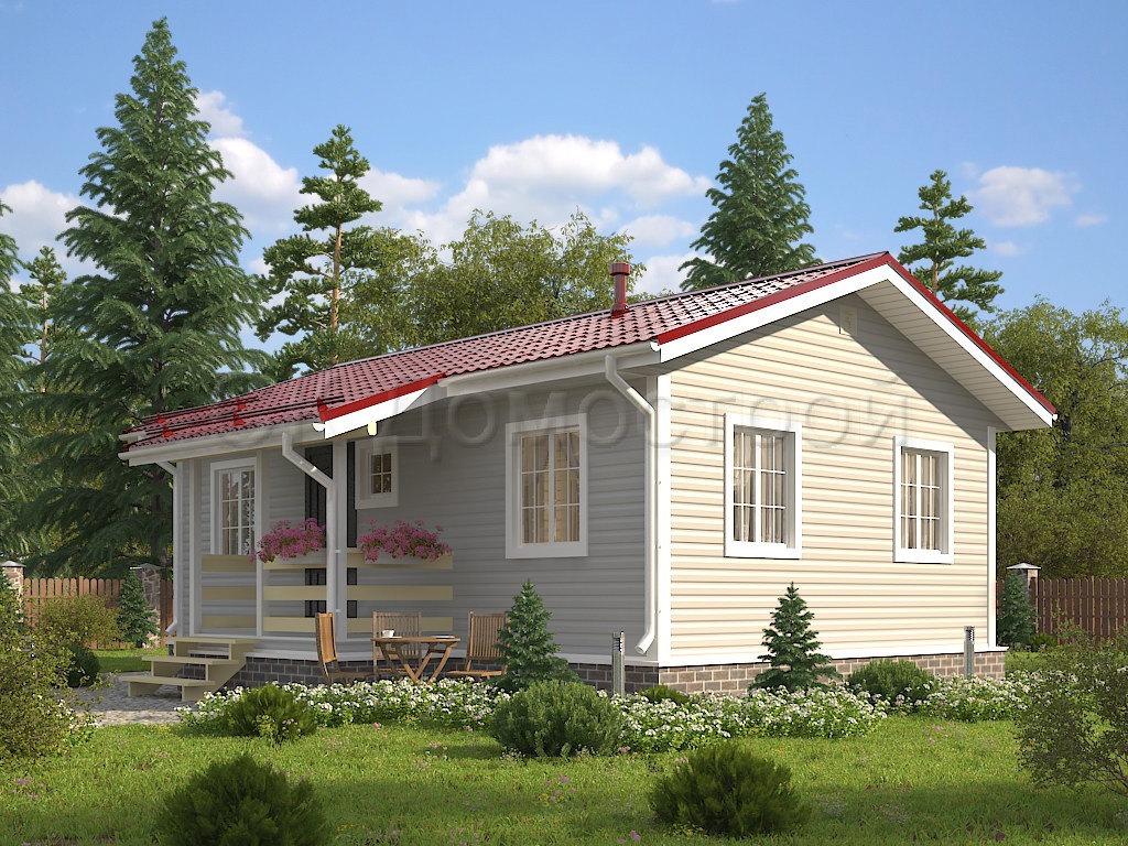 Дом «Назаров» 6х9 м