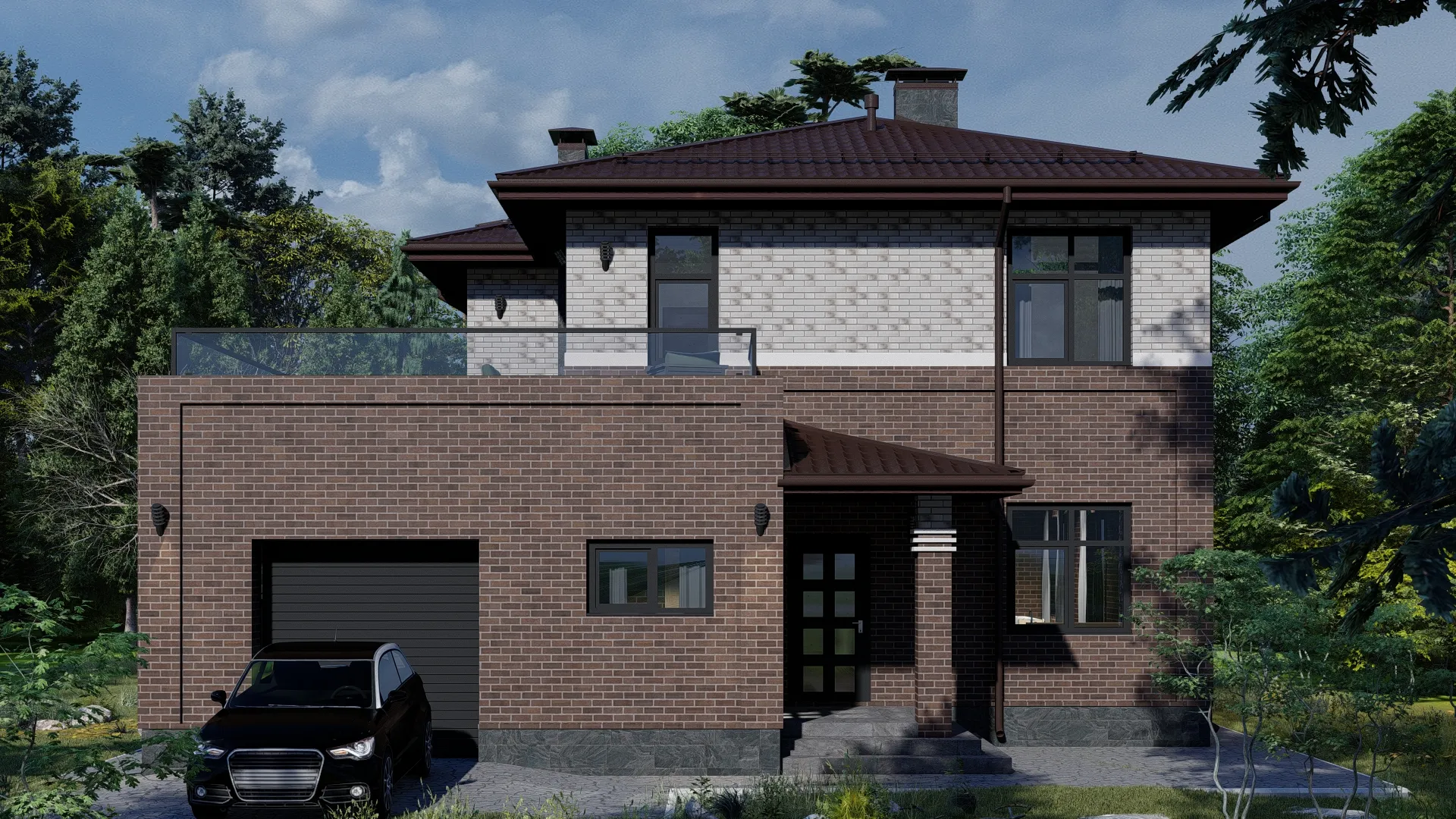 Дом по проекту «ЗС 11-17-2» - Золотое Сечение