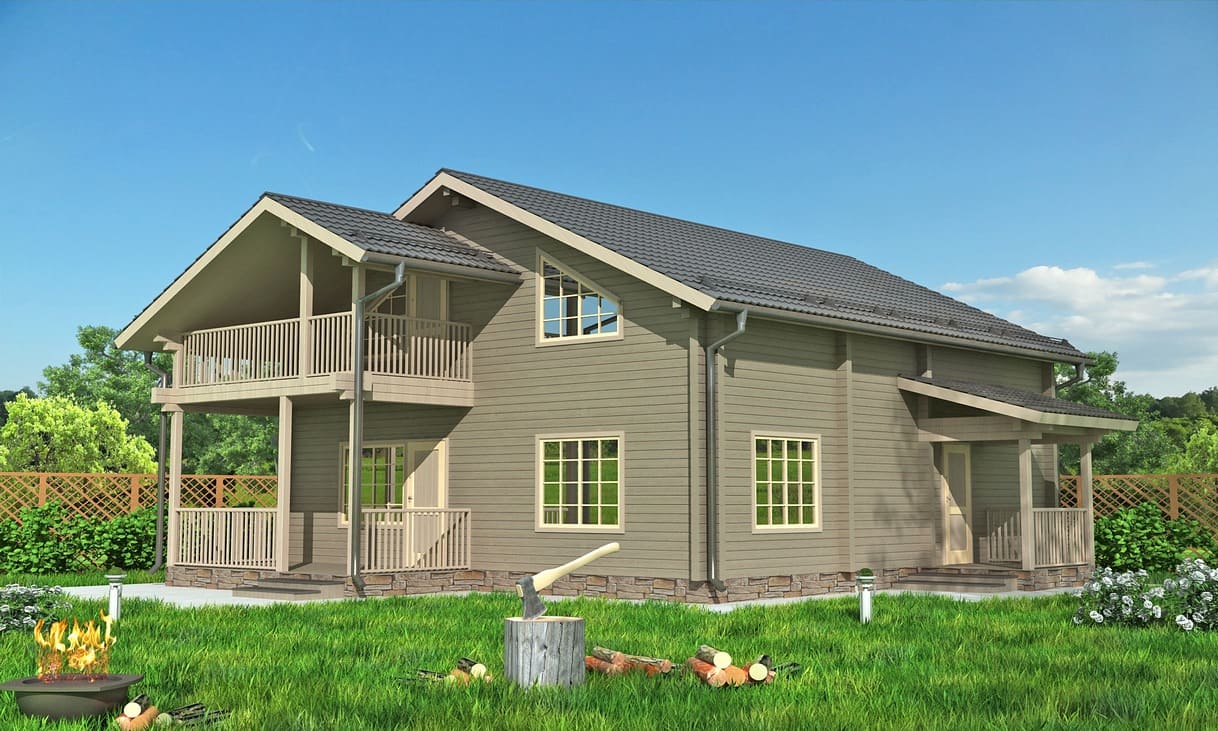 Проект дома 5 спален 2 санузла №365