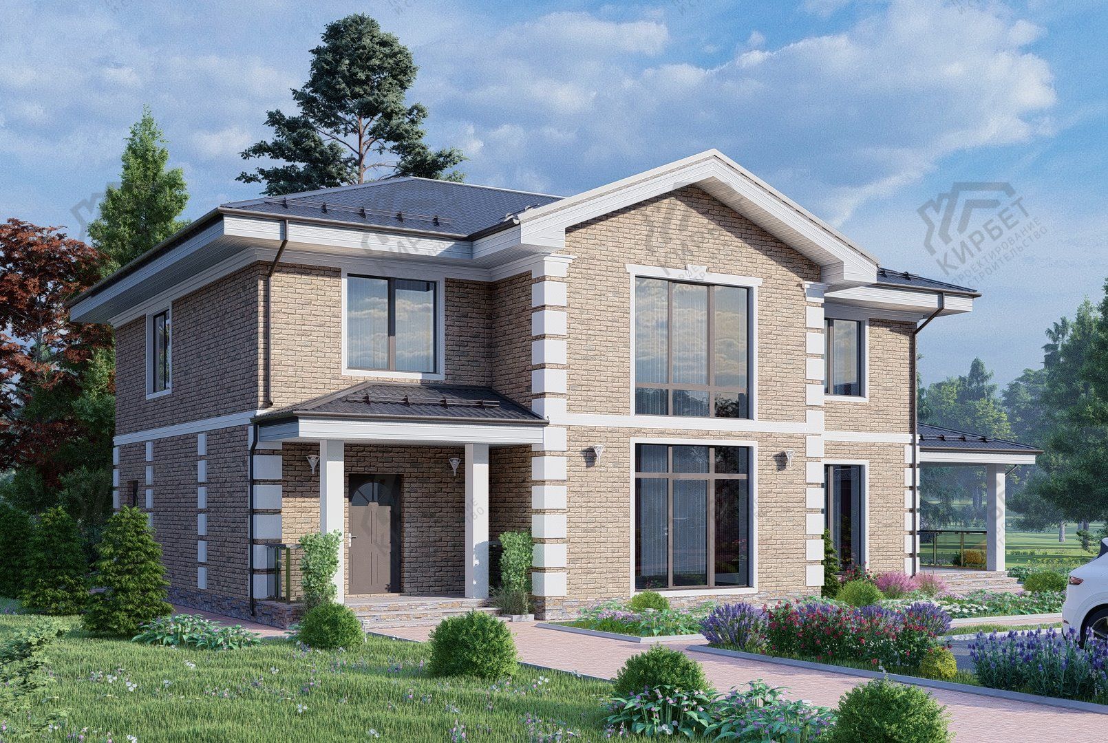 Проект дома из газоблоков 19х12 ГББ-310: цена 12001000 руб.