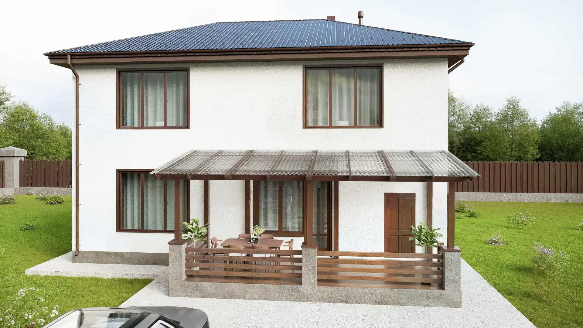 Дом по проекту «ЗС 240-25» - Золотое Сечение