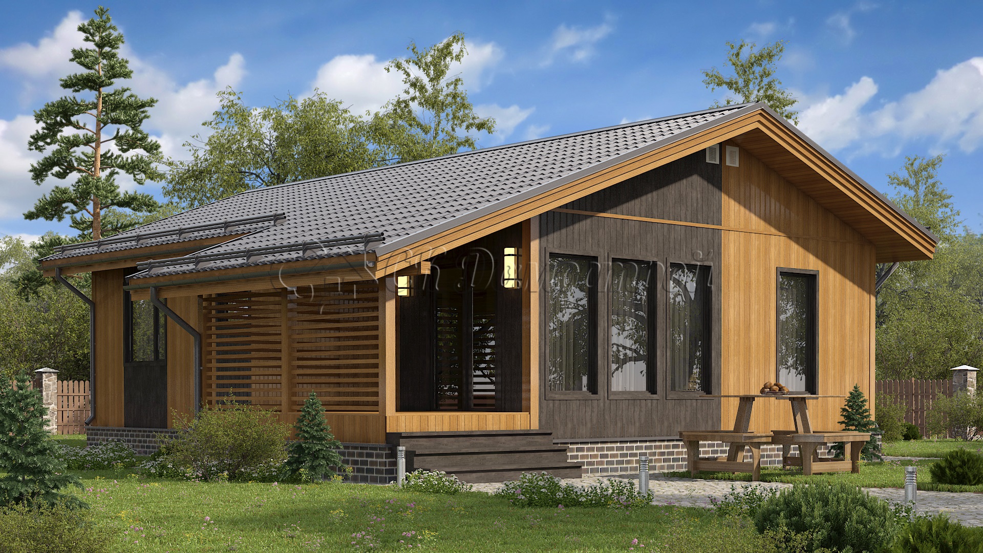 Дом «Смирнов» 8х12,5 м