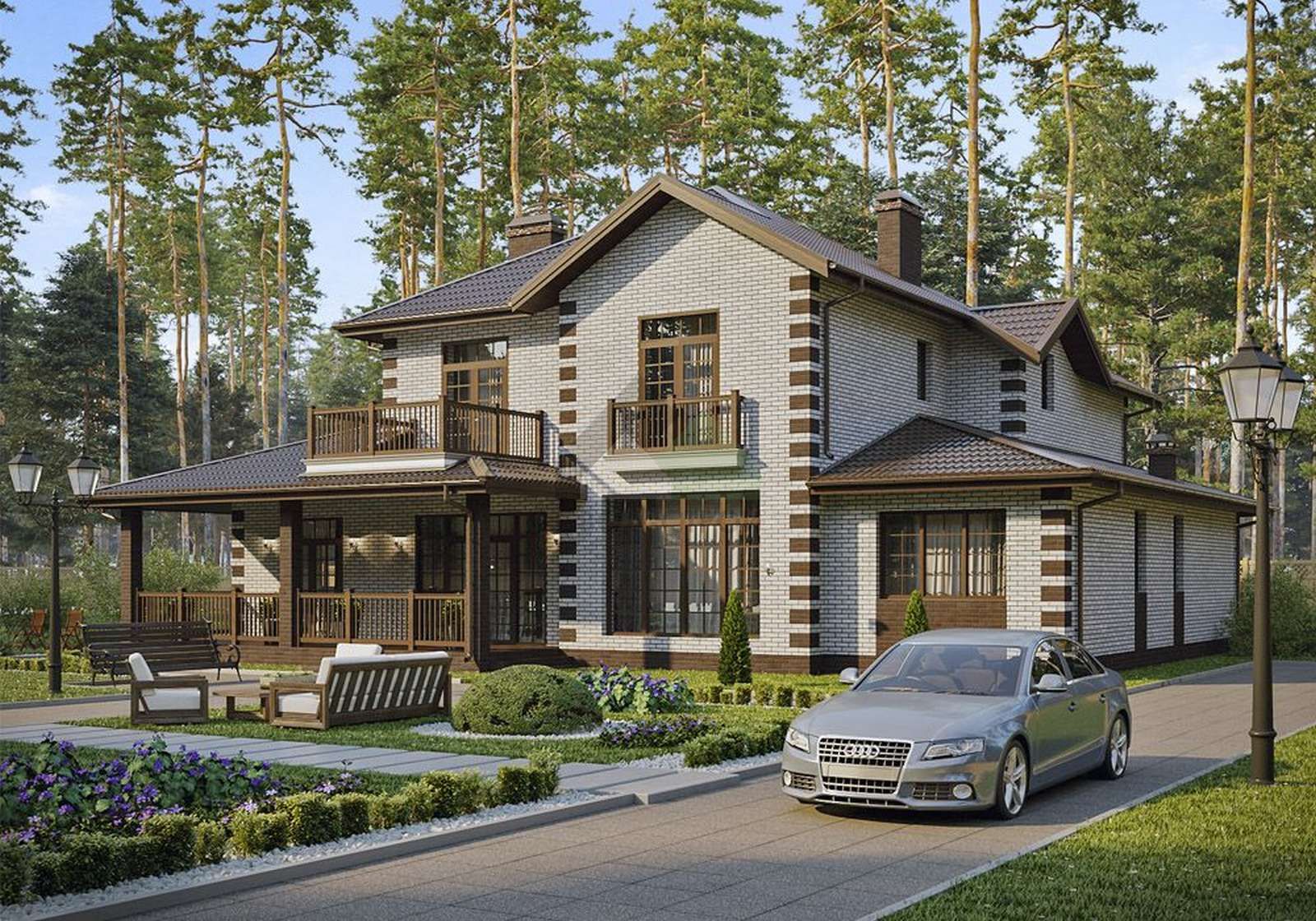 Кирпичный дом С-430 К «Солано»