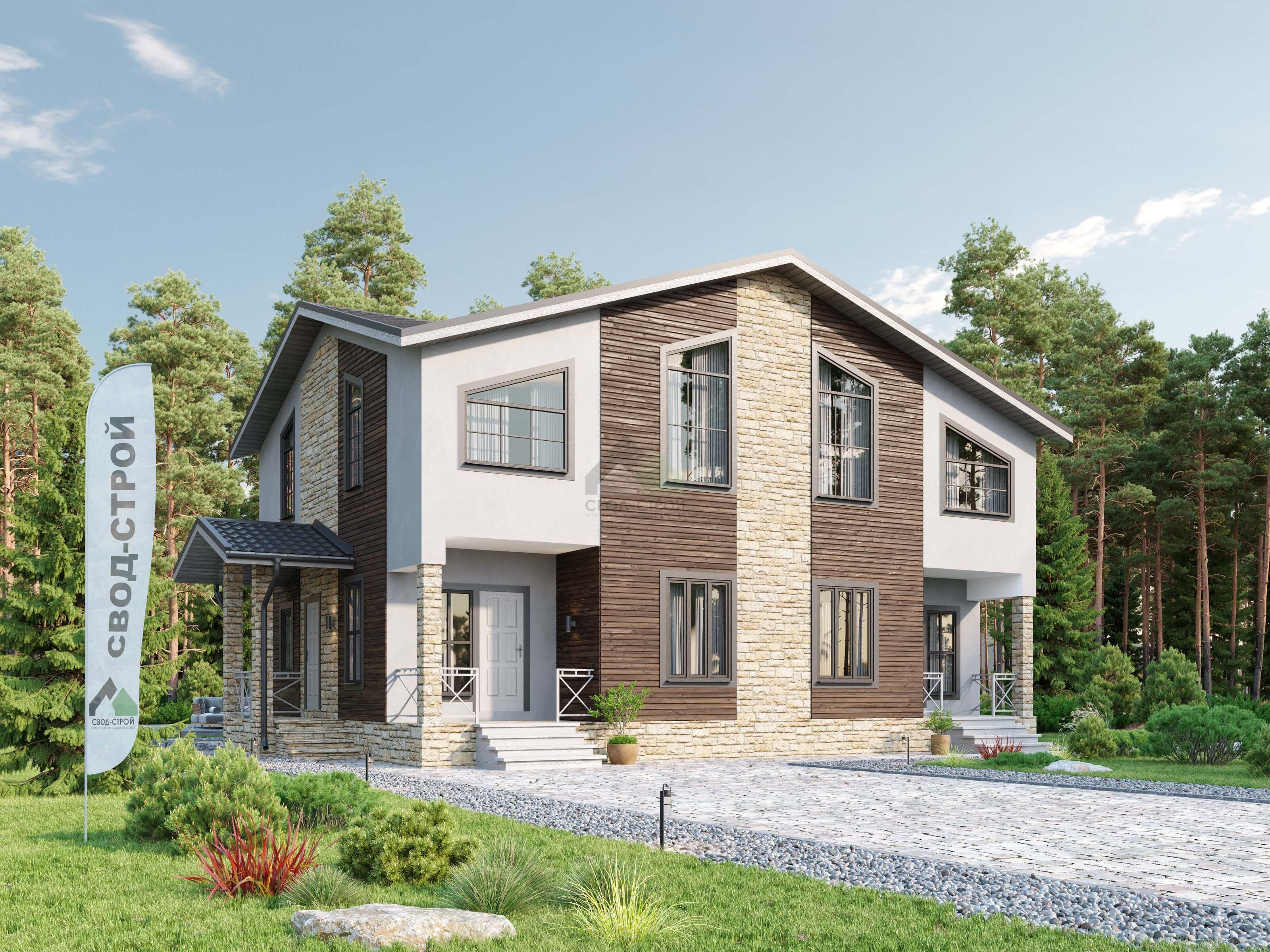 Дом из керамических блоков С-278 КЕ «Легенда»