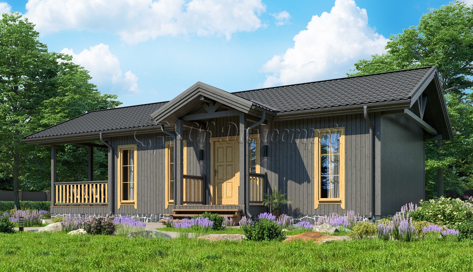 Дом «Прохоров» 6х13,5 м