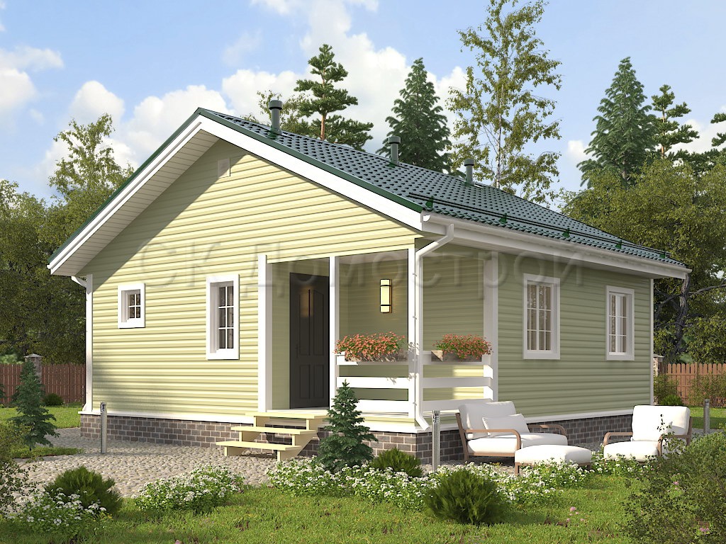 Дом «Венедиктов» 8х8 м