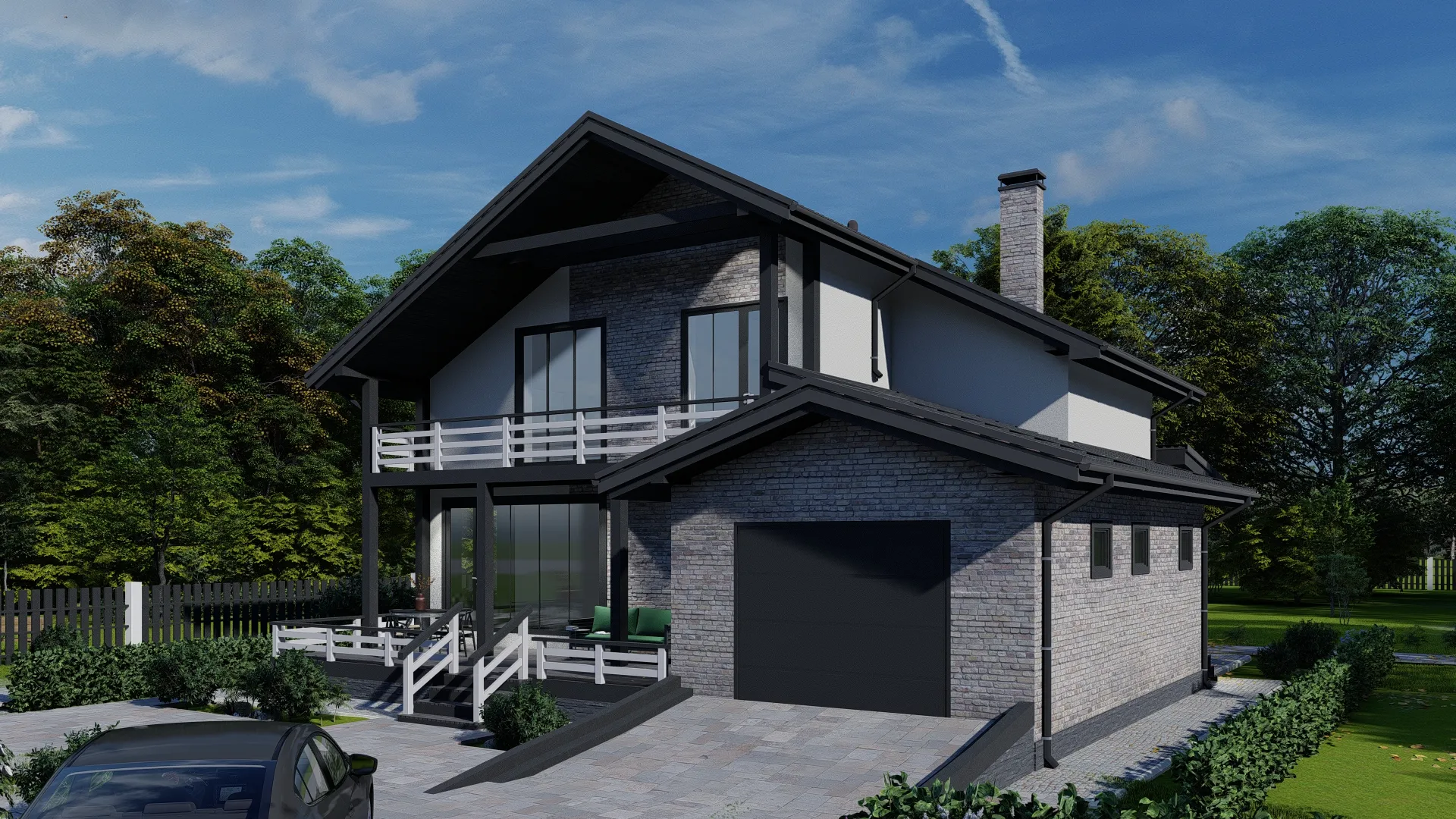 Дом по проекту «ЗС 75-14» - Золотое Сечение