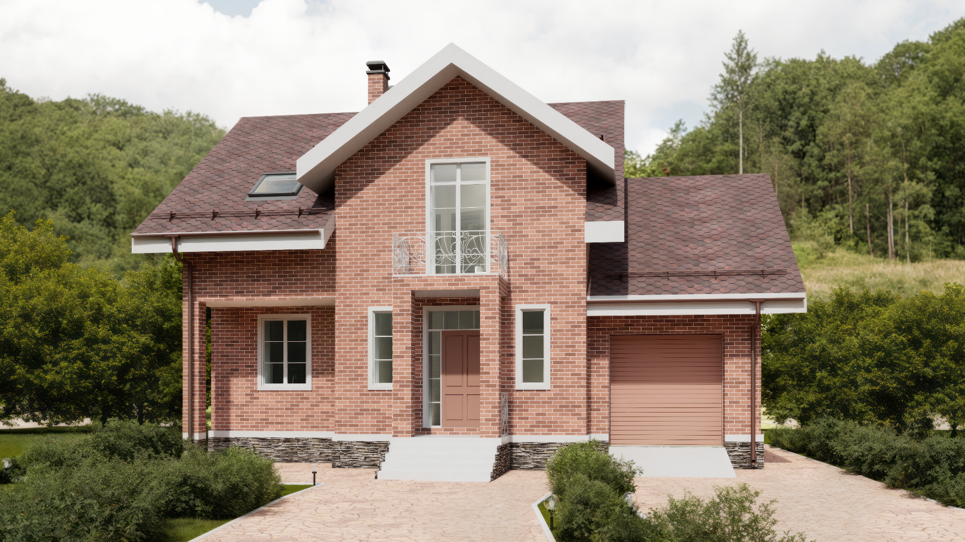 Дом по проекту «ЗС 422-19» - Золотое Сечение