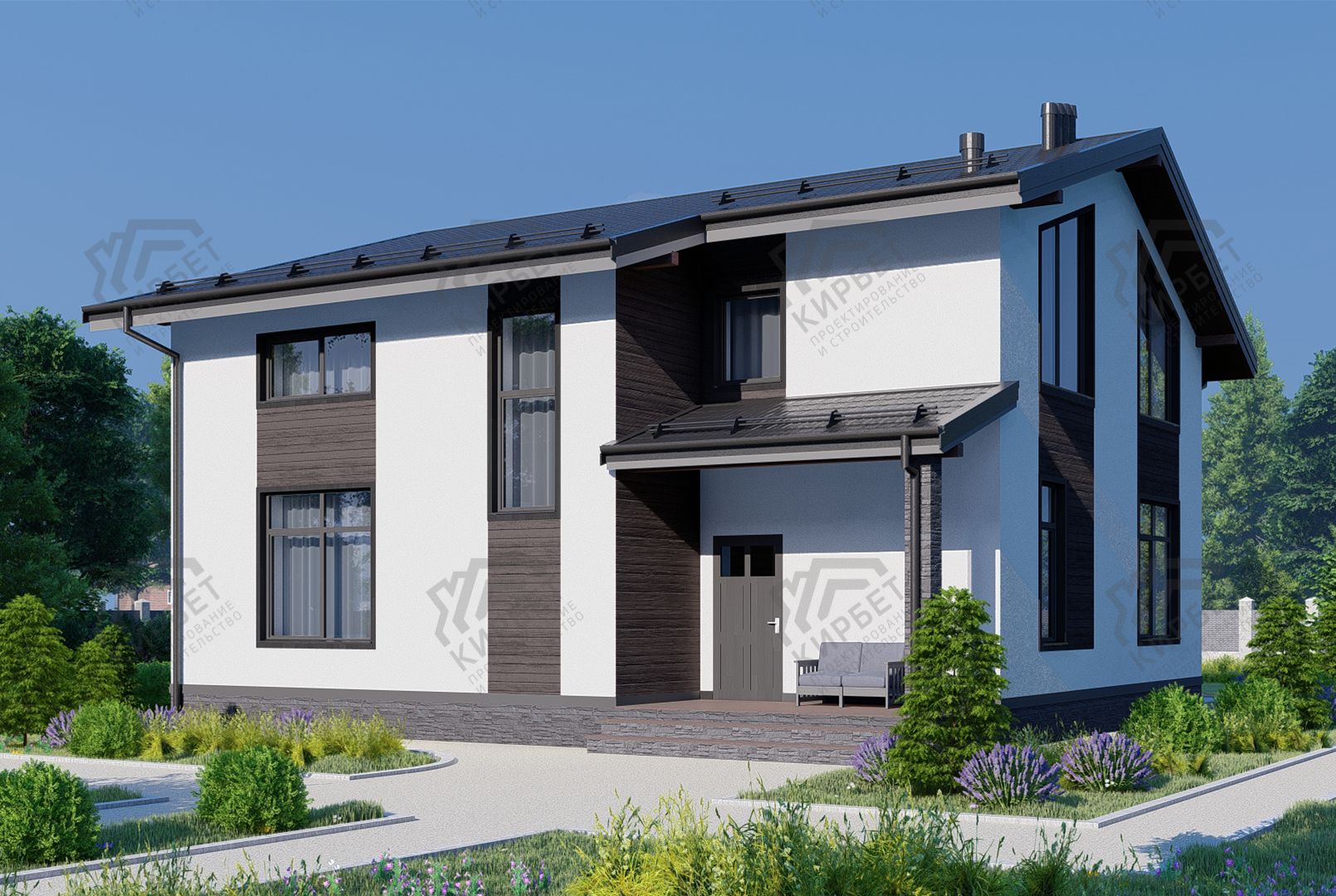 Проект дома из керамоблоков 12х11 ТКБ-171: цена 7705000 руб.