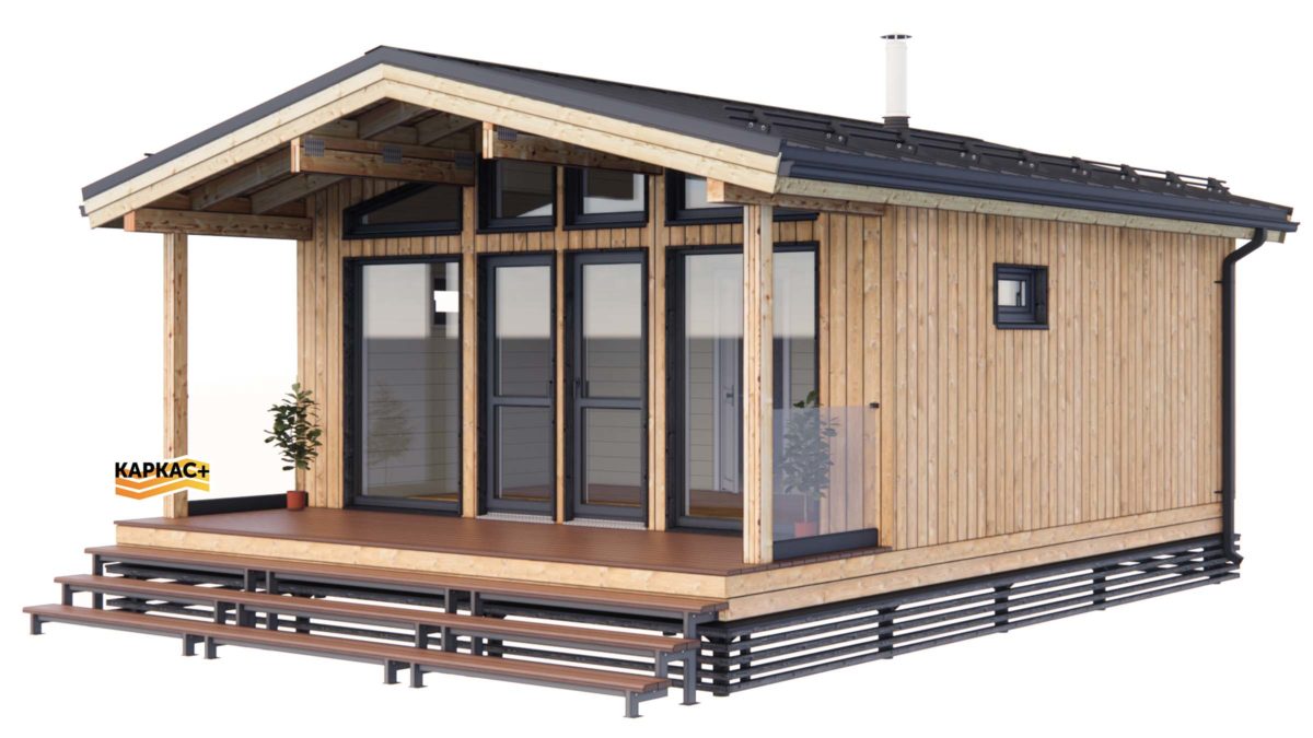 Проект каркасного дома КП-453