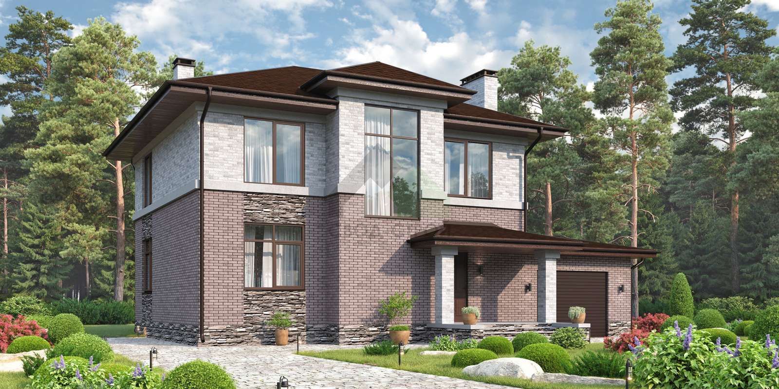 Кирпичный дом С-268 К «Стриж»