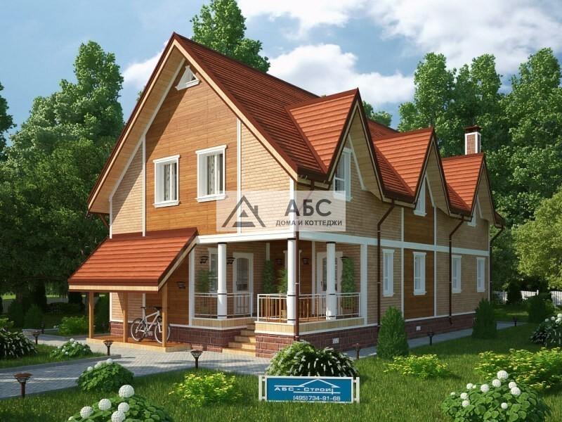 Проект одноэтажного коттеджа "Смолистый" из газобетона