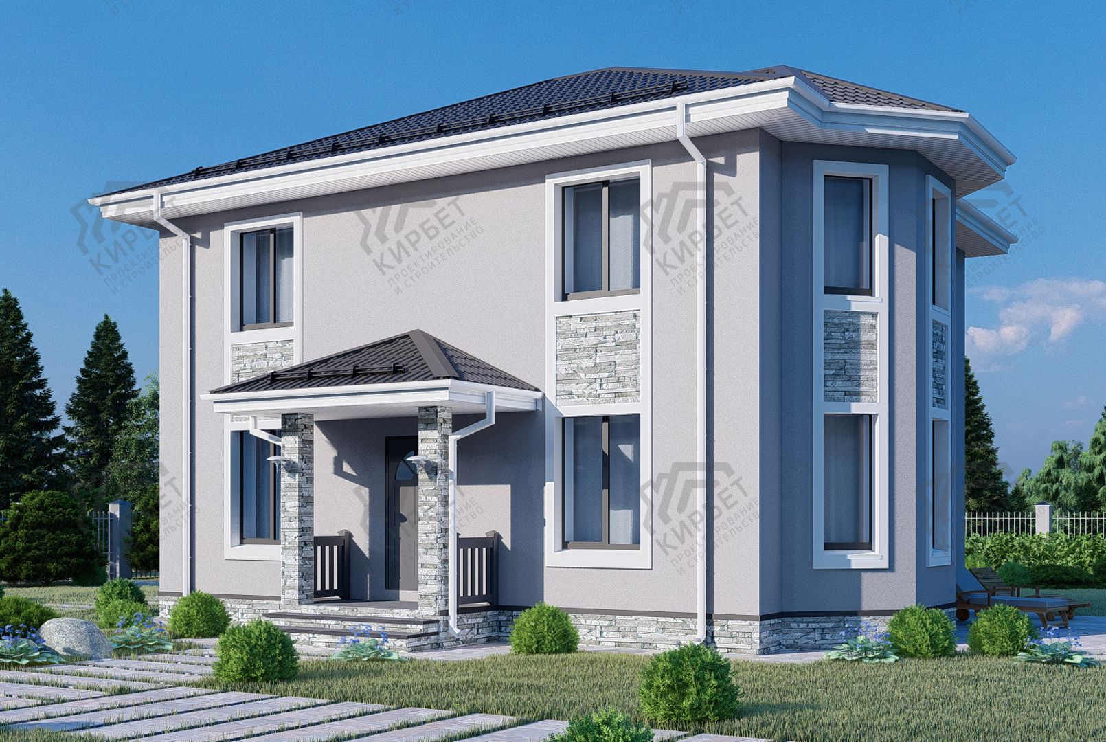 Проект дома из газоблоков 11х12 ГББ-145: цена 7955000 руб.